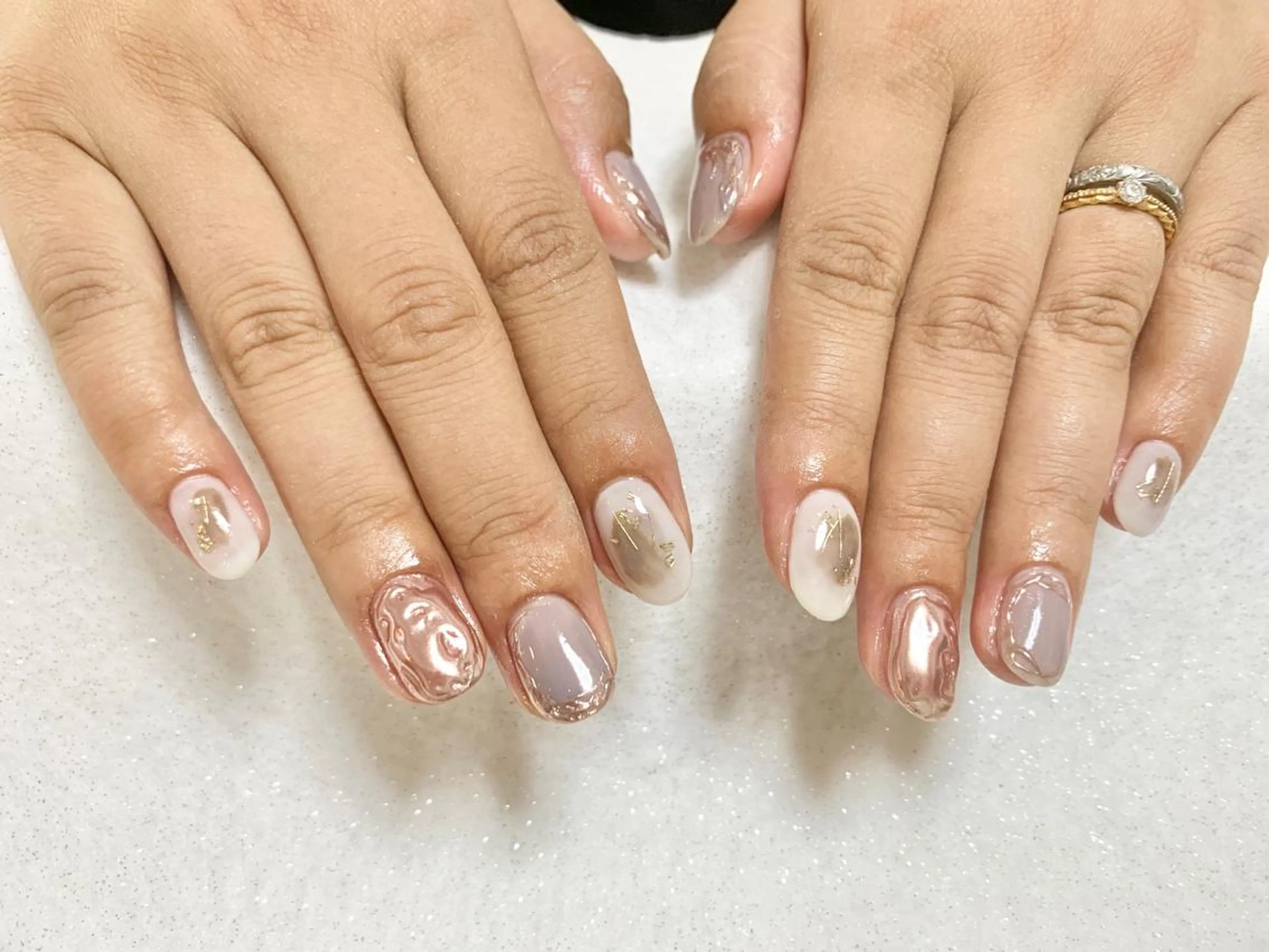 ネイル ハンドネイル 手塚 里奈のネイルデザイン