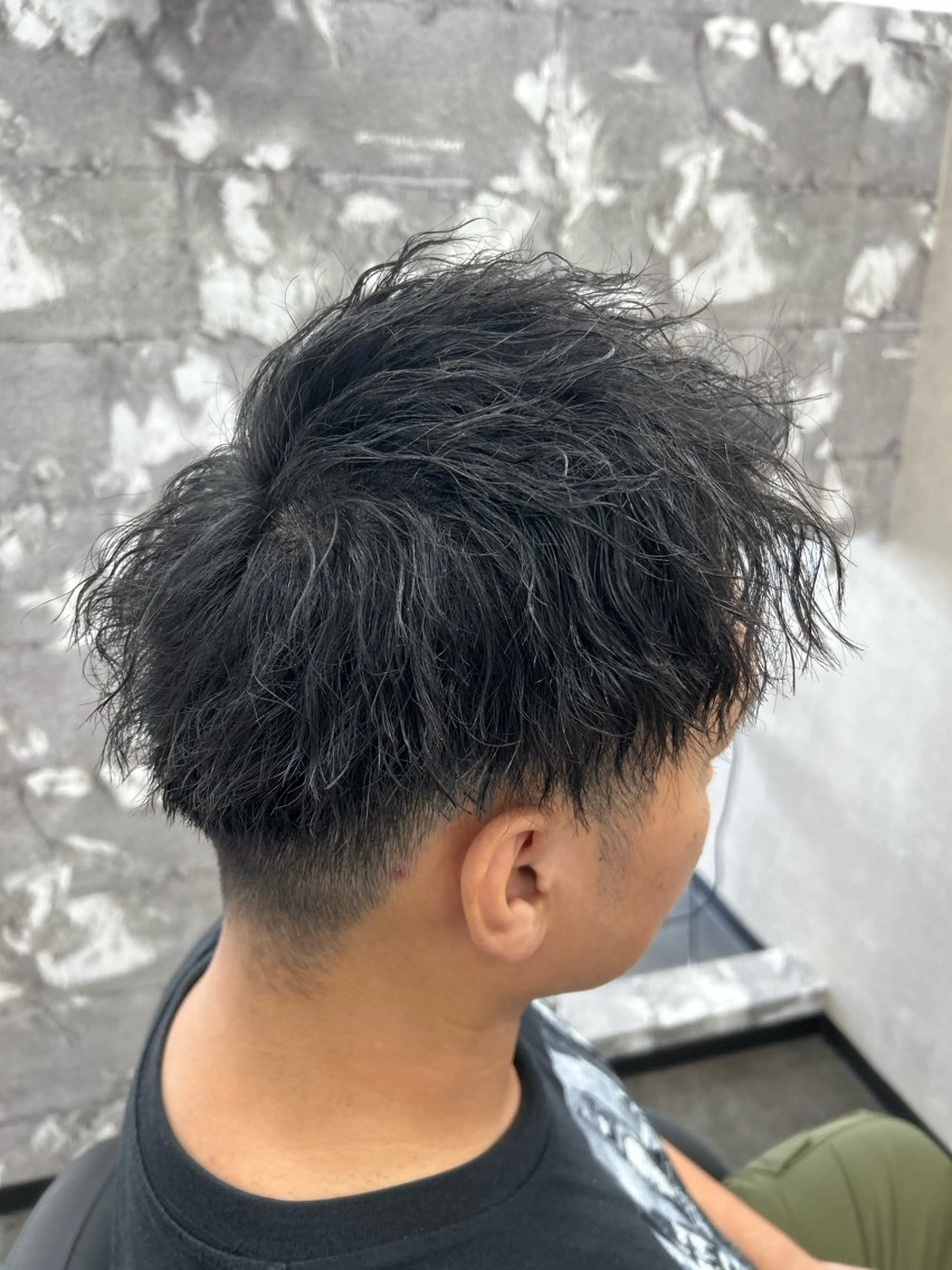 ショート パーマ メンズ カット パーマ Seaツイスト/ ユウガのヘアスタイル