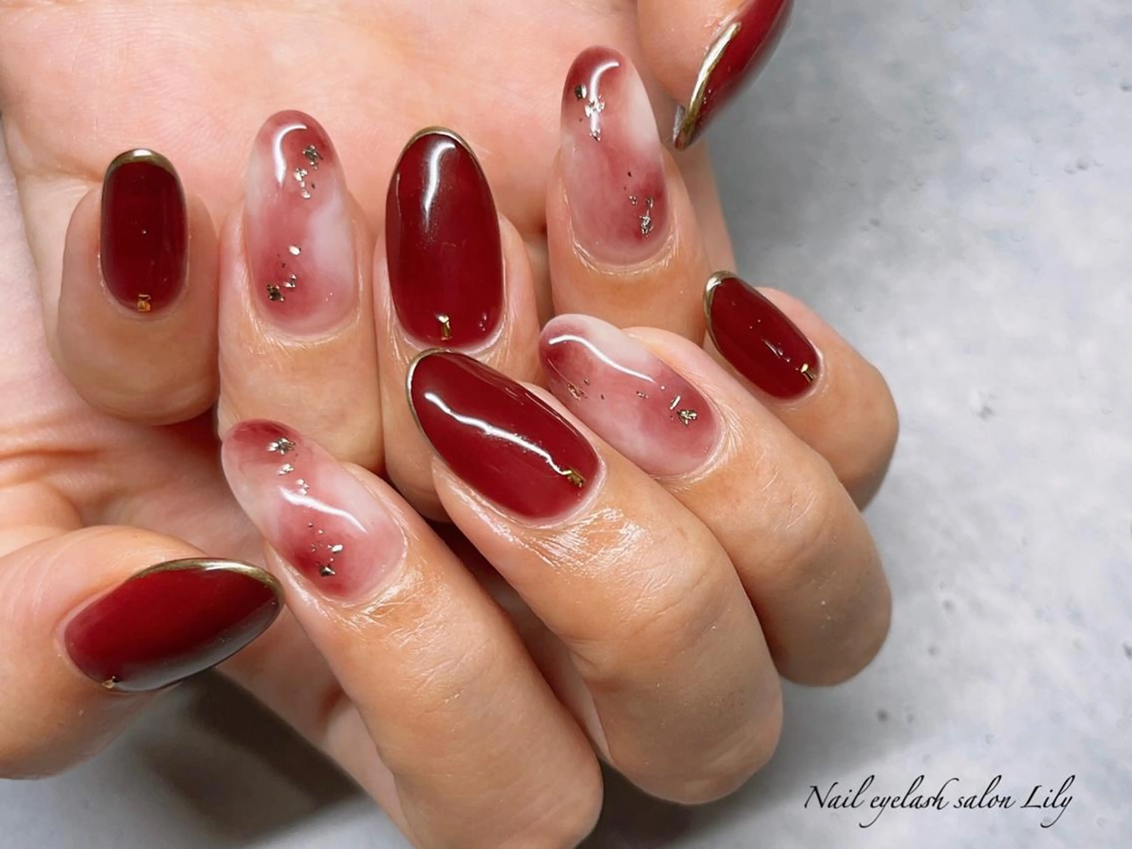 ネイル ジェルネイル ニュアンスネイル nail Lilyのネイルデザイン