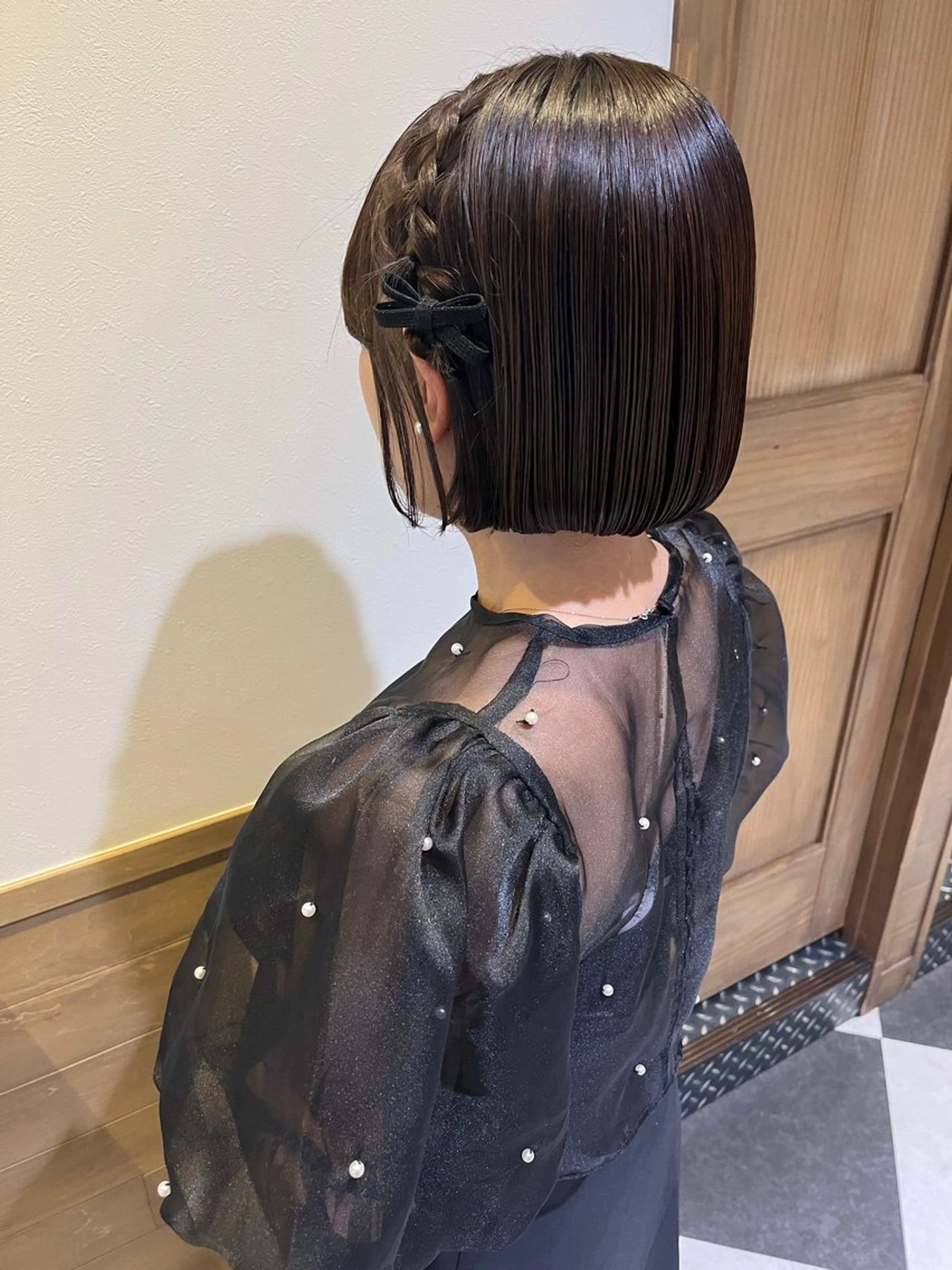 ショート ボブ ヘアセット ❁ヘアメ❁ YUMI ❁ゆみ❁横浜桜木町のヘアスタイル