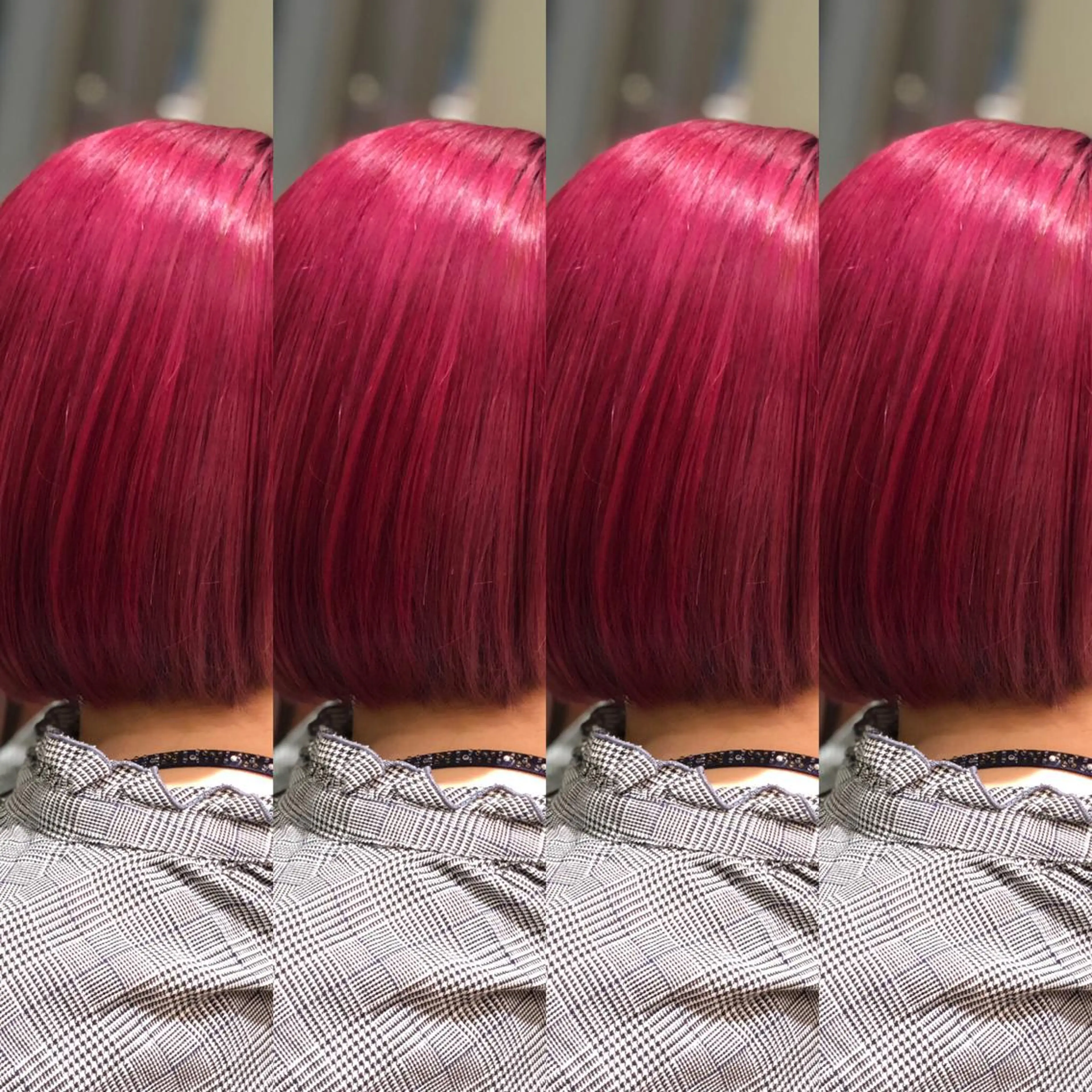 ミディアム カット ヘアカラー トリートメント Y Uのヘアスタイル