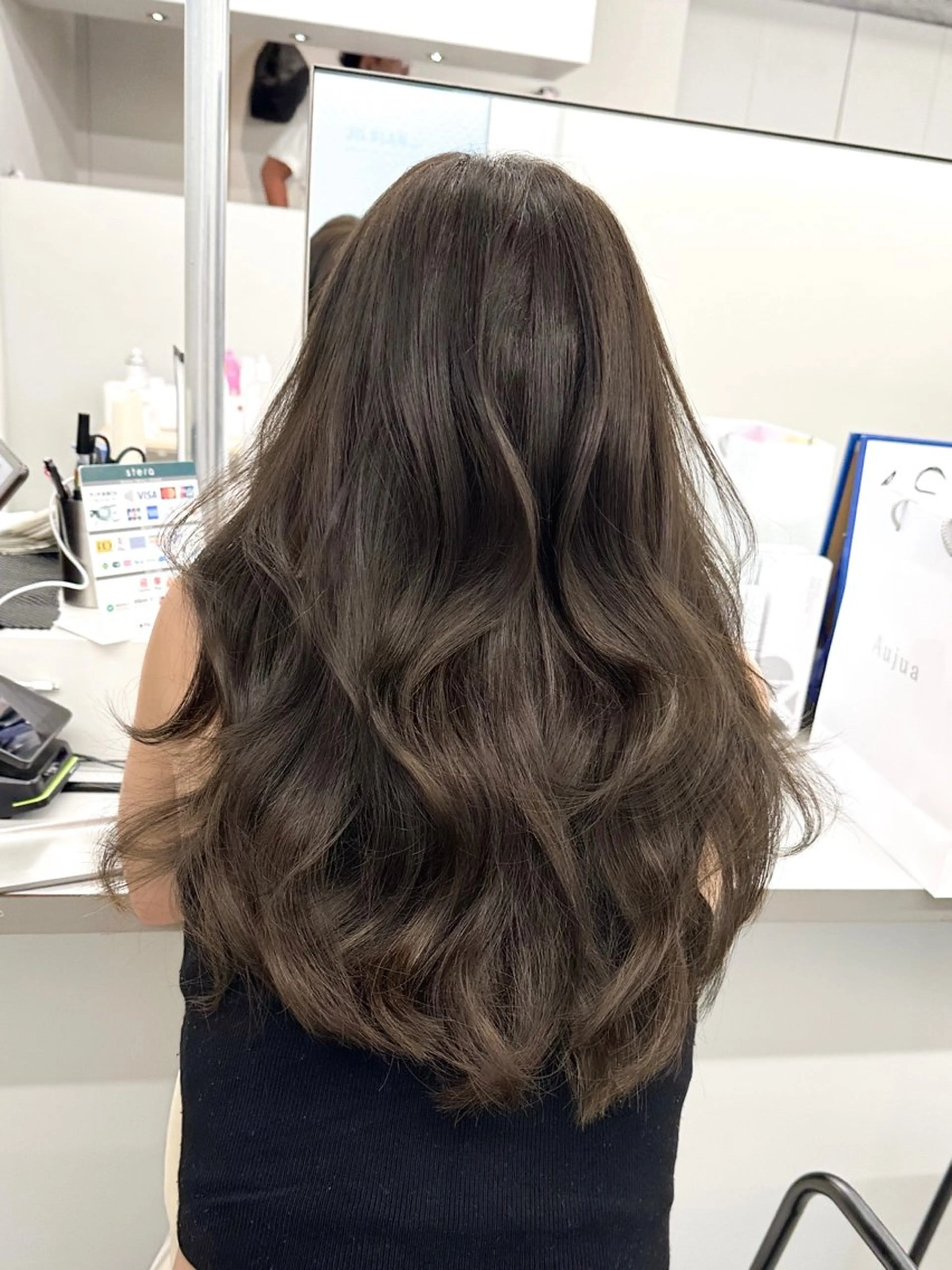 ロング カラー カット ヘアカラー ご予約 宜しくお願いします！のヘアスタイル