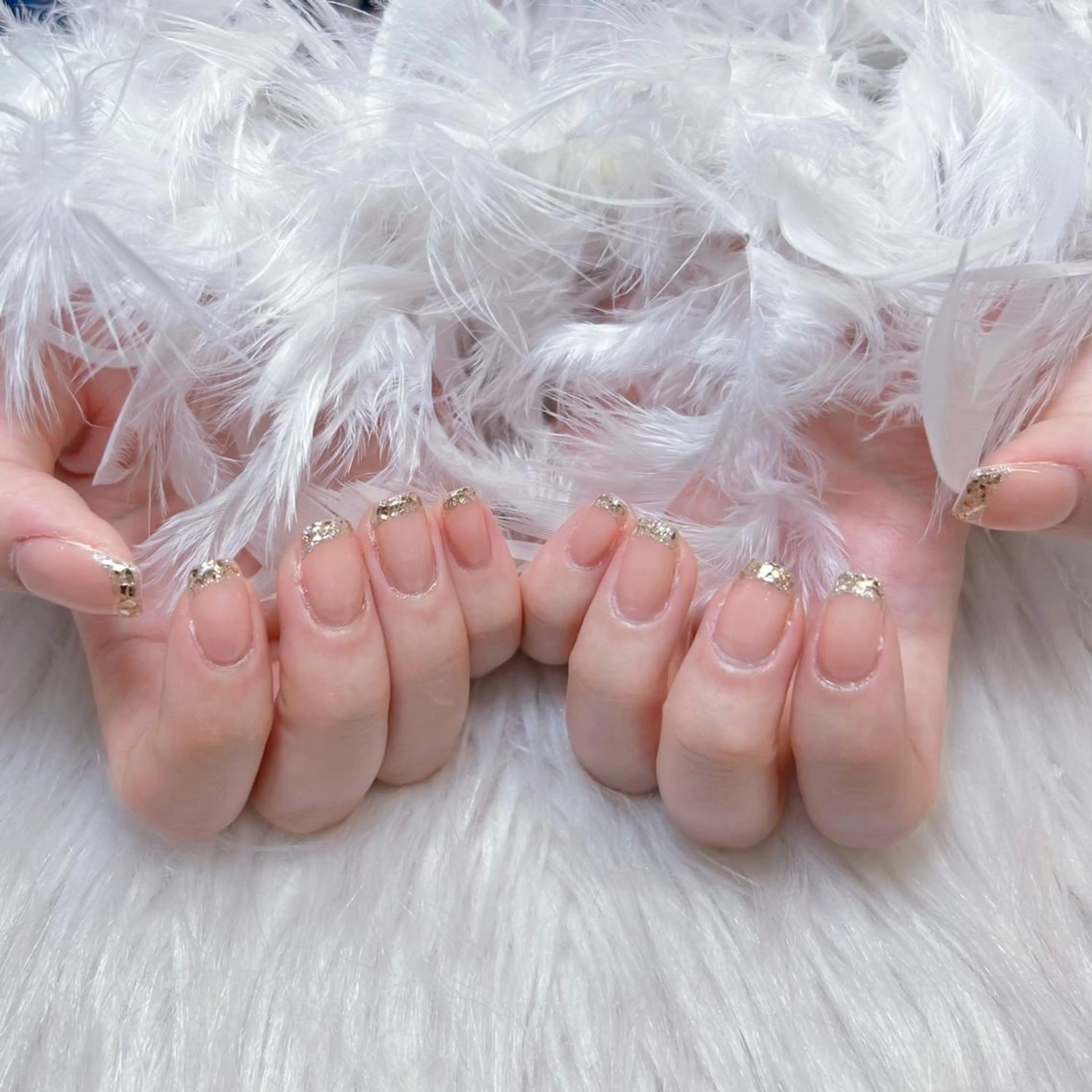 ネイル アートネイル オーロラネイル ガーリー キラキラネイル 韓国ネイル ハンドネイル DIANMOND NAIL🌸のネイルデザイン