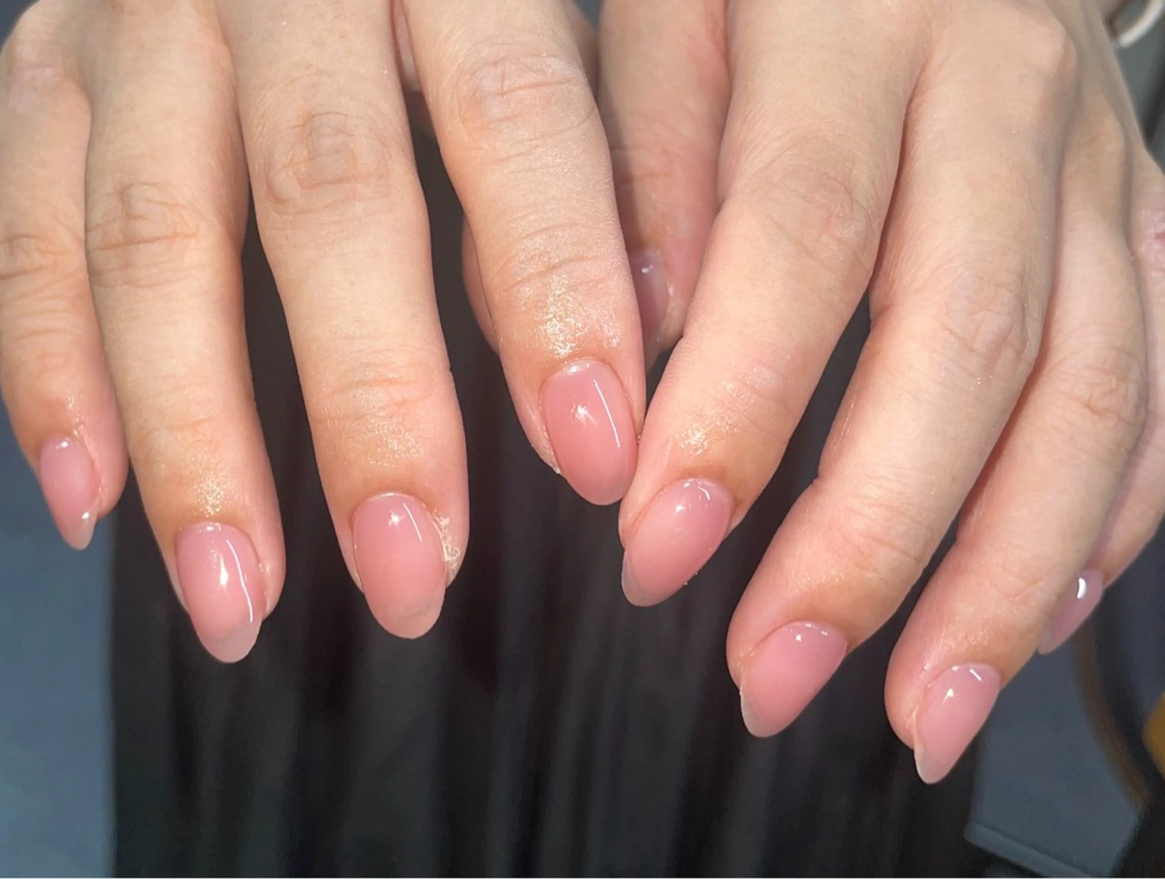 ネイル オフィスネイル ワンカラーネイル ピンク シンプルネイル ハンドネイル ハンドケア 🎀NAIL🎀 AI🪄︎︎◝✩のネイルデザイン