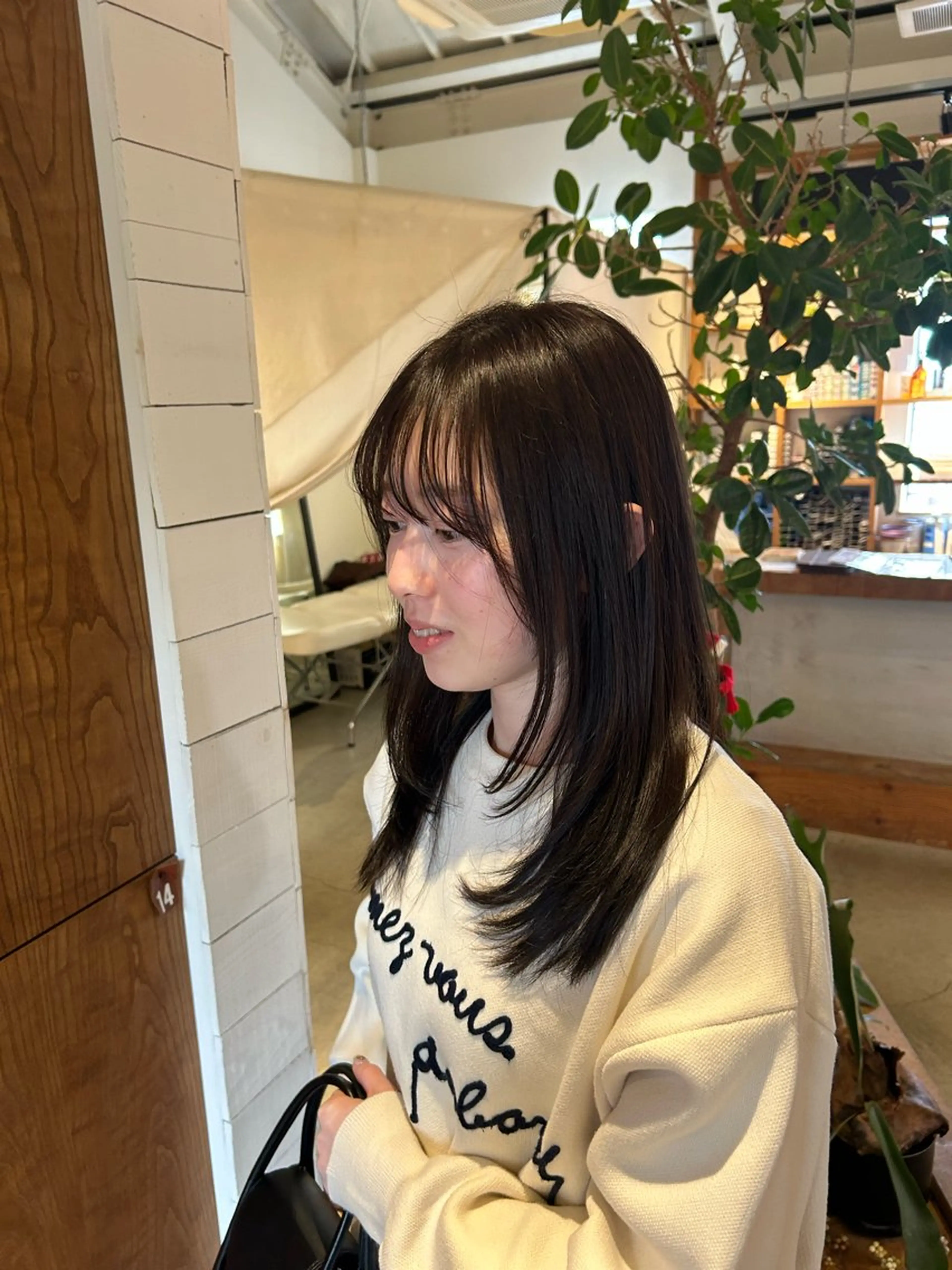 セミロング カラー さら/暖色/メンズ/ /デザインカラーのヘアスタイル