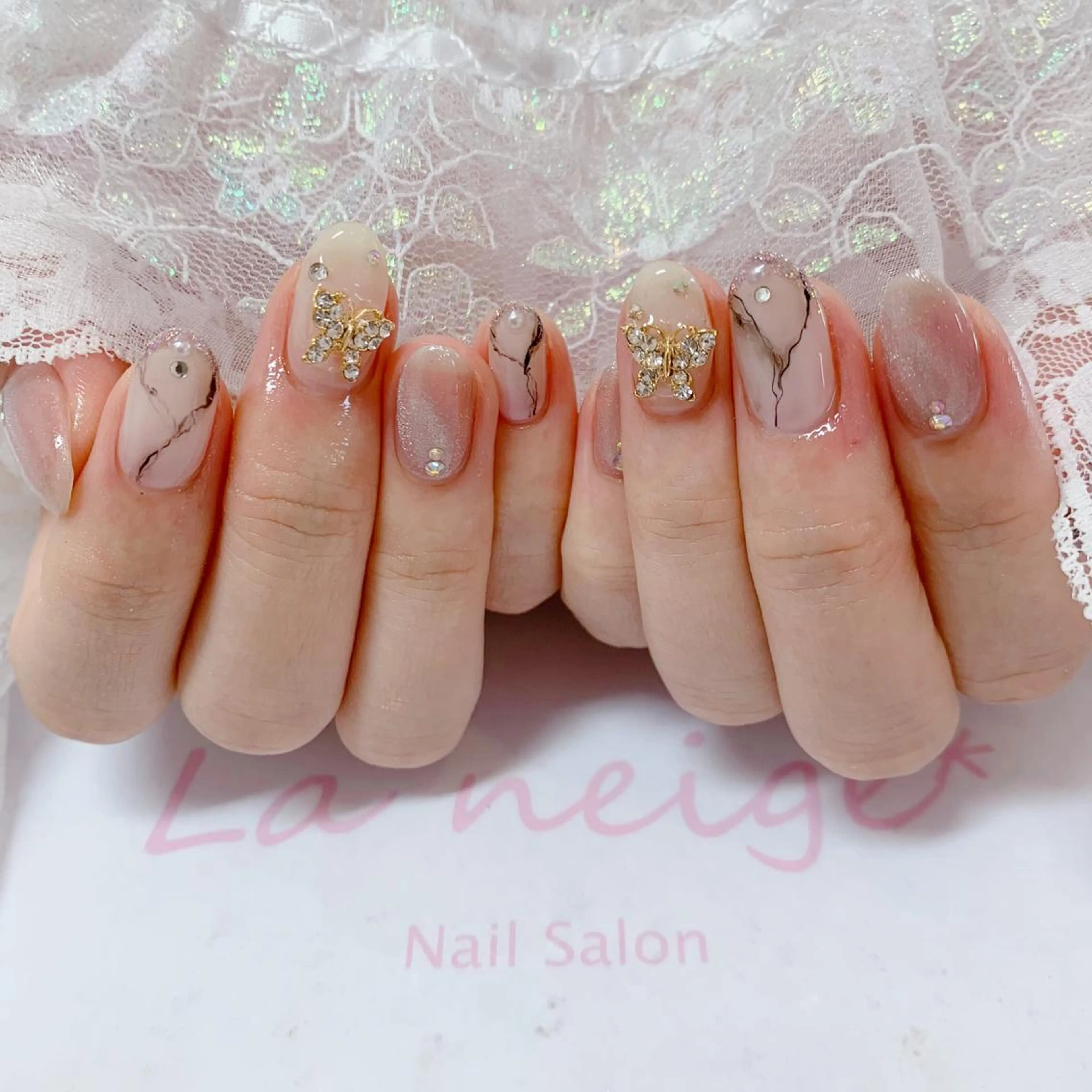 ネイル La neige* yuki 🥯🍑のネイルデザイン