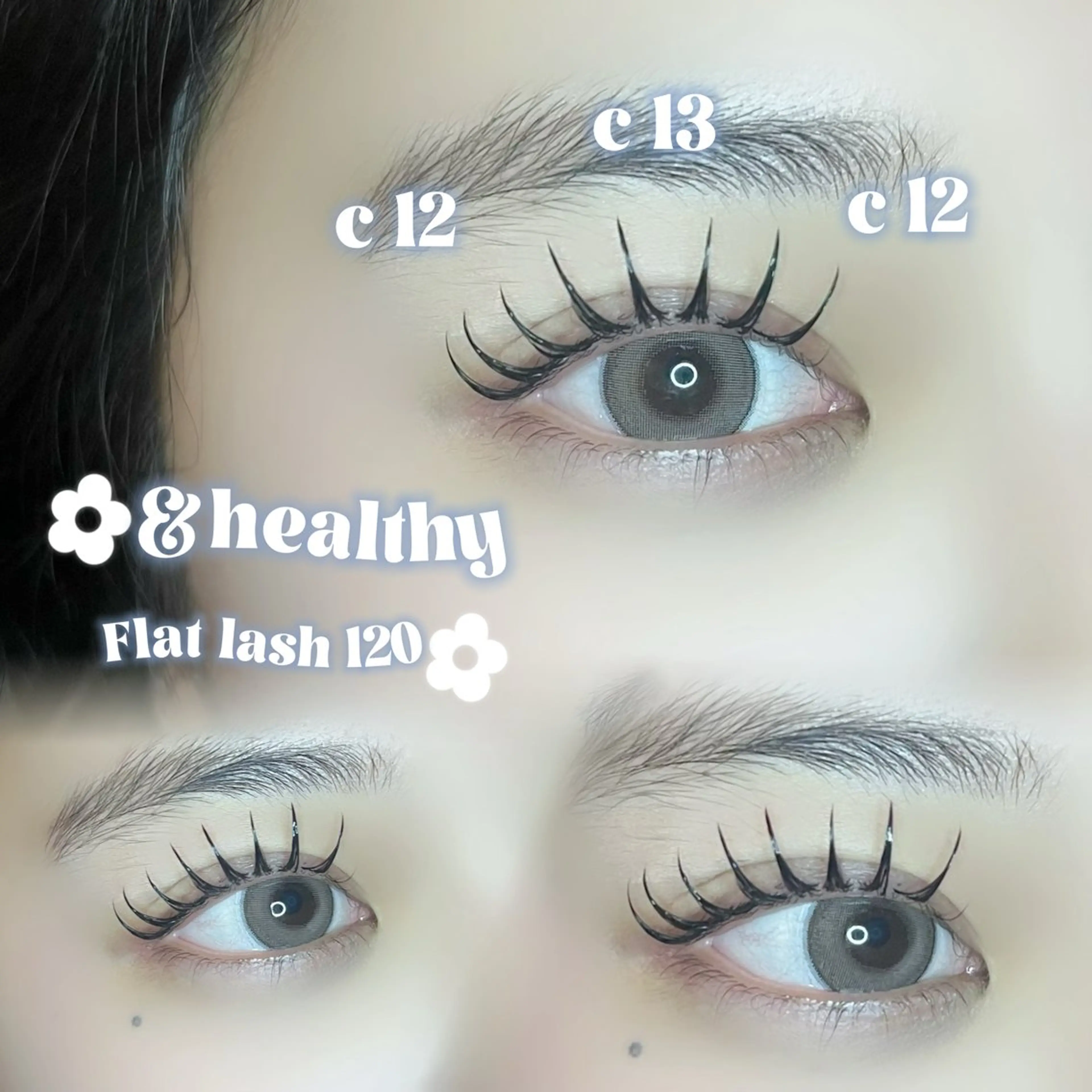 🌷 &healthy × エクステ120本 🌷の写真