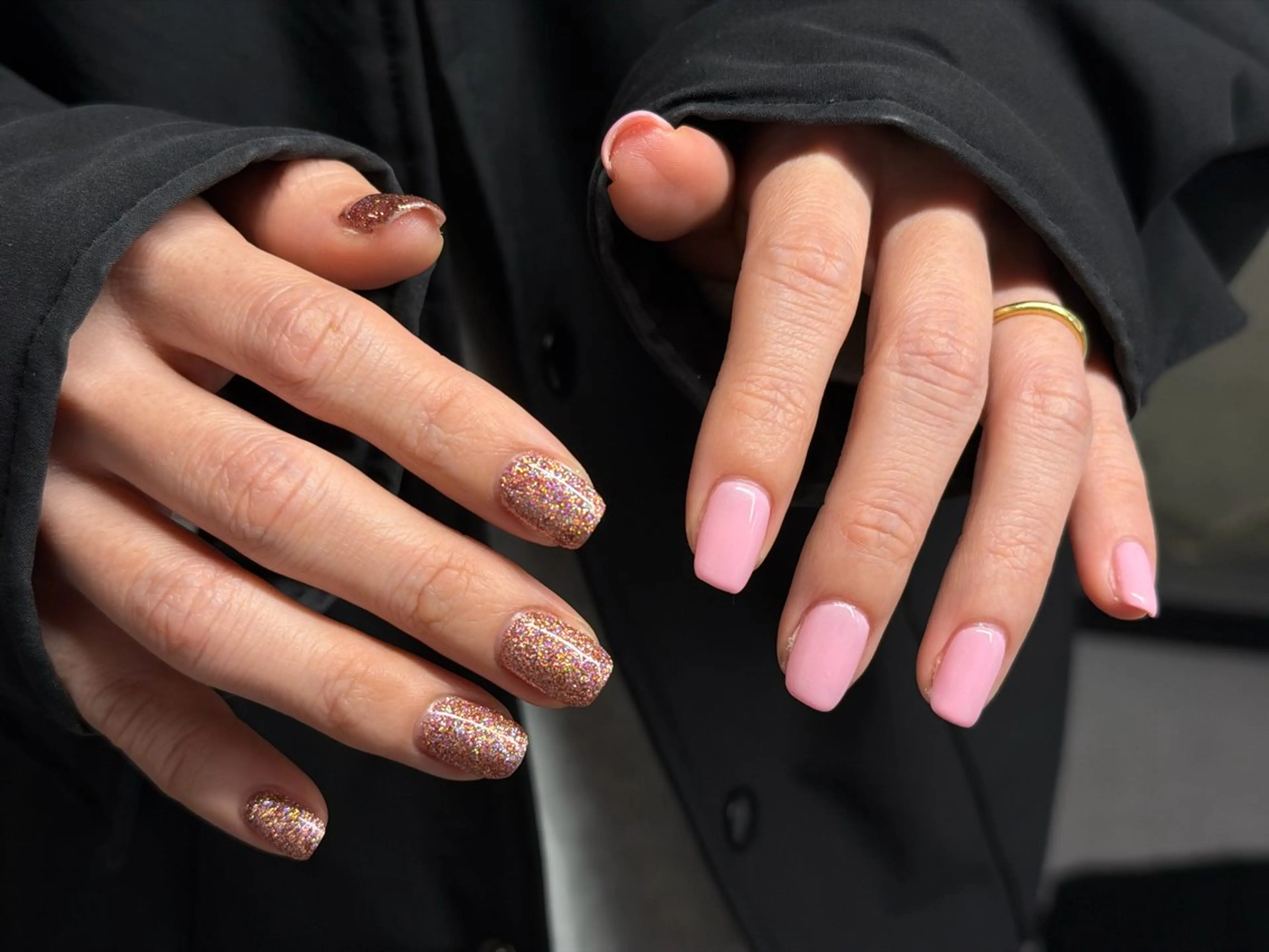 ネイル ラメ(グリッター) ハンドネイル mori yuina ┆͓̽ NUDGEのネイルデザイン