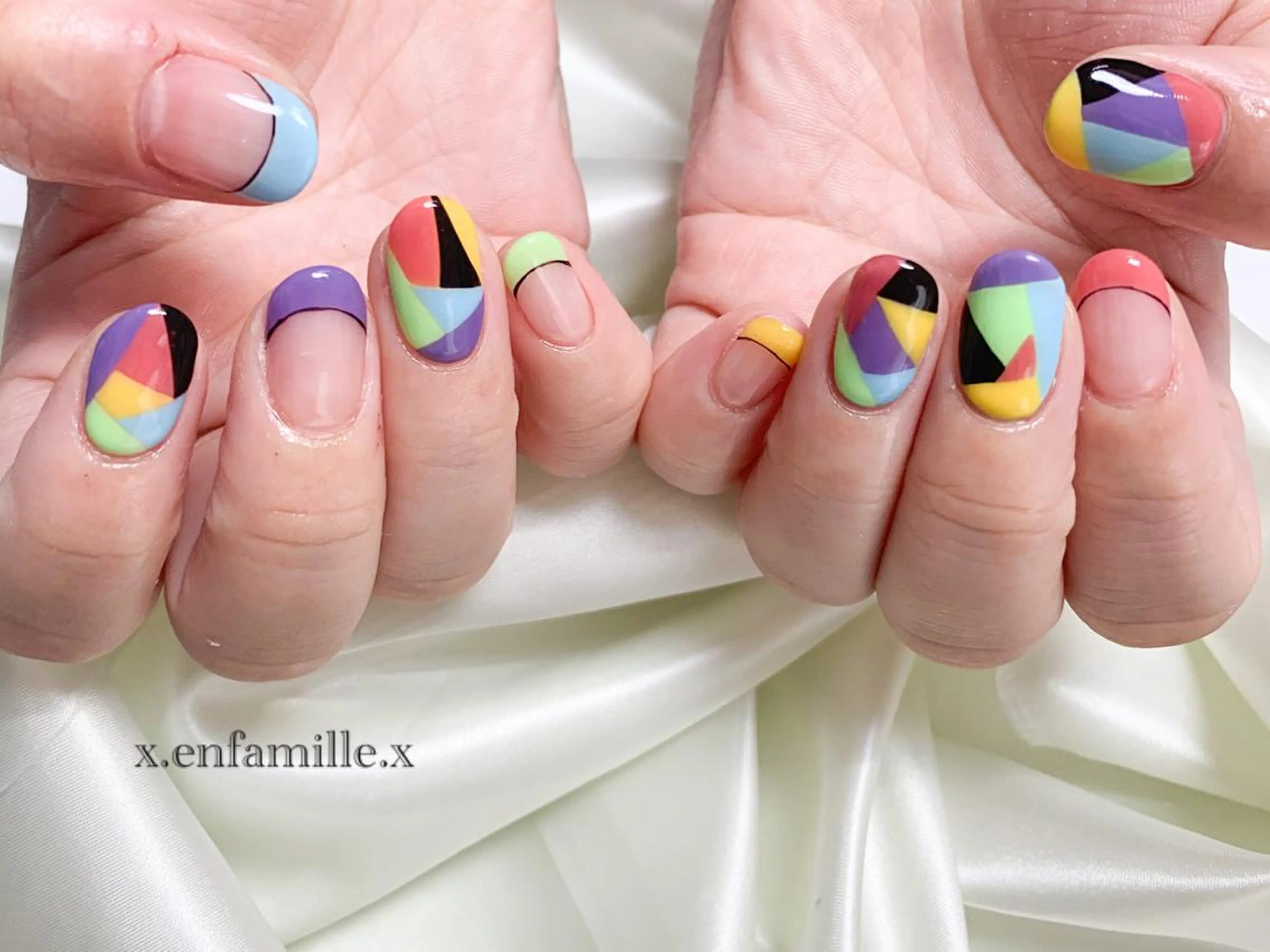 ネイル ハンドネイル nail salon en familleのネイルデザイン