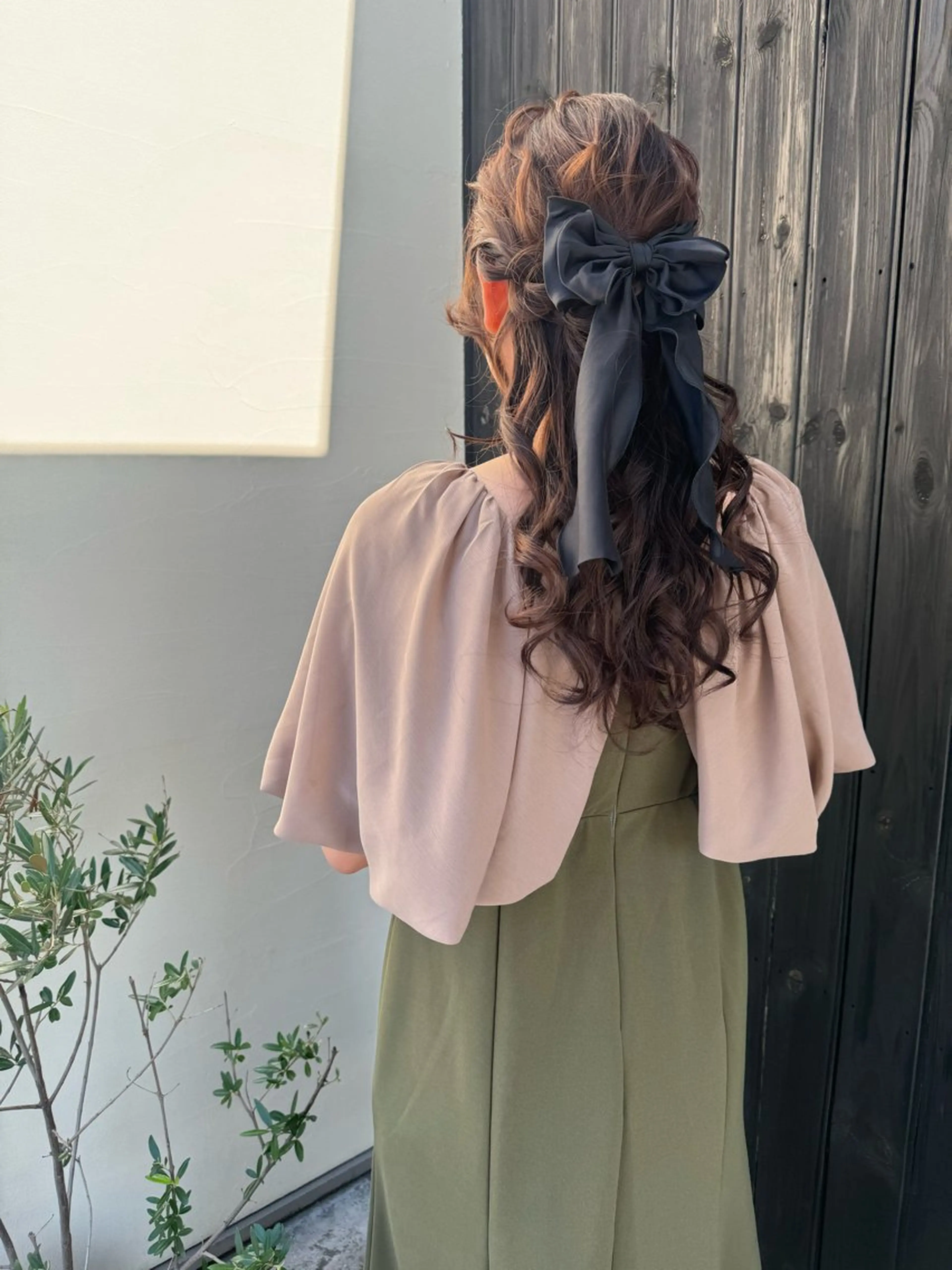 ハーフアップの写真