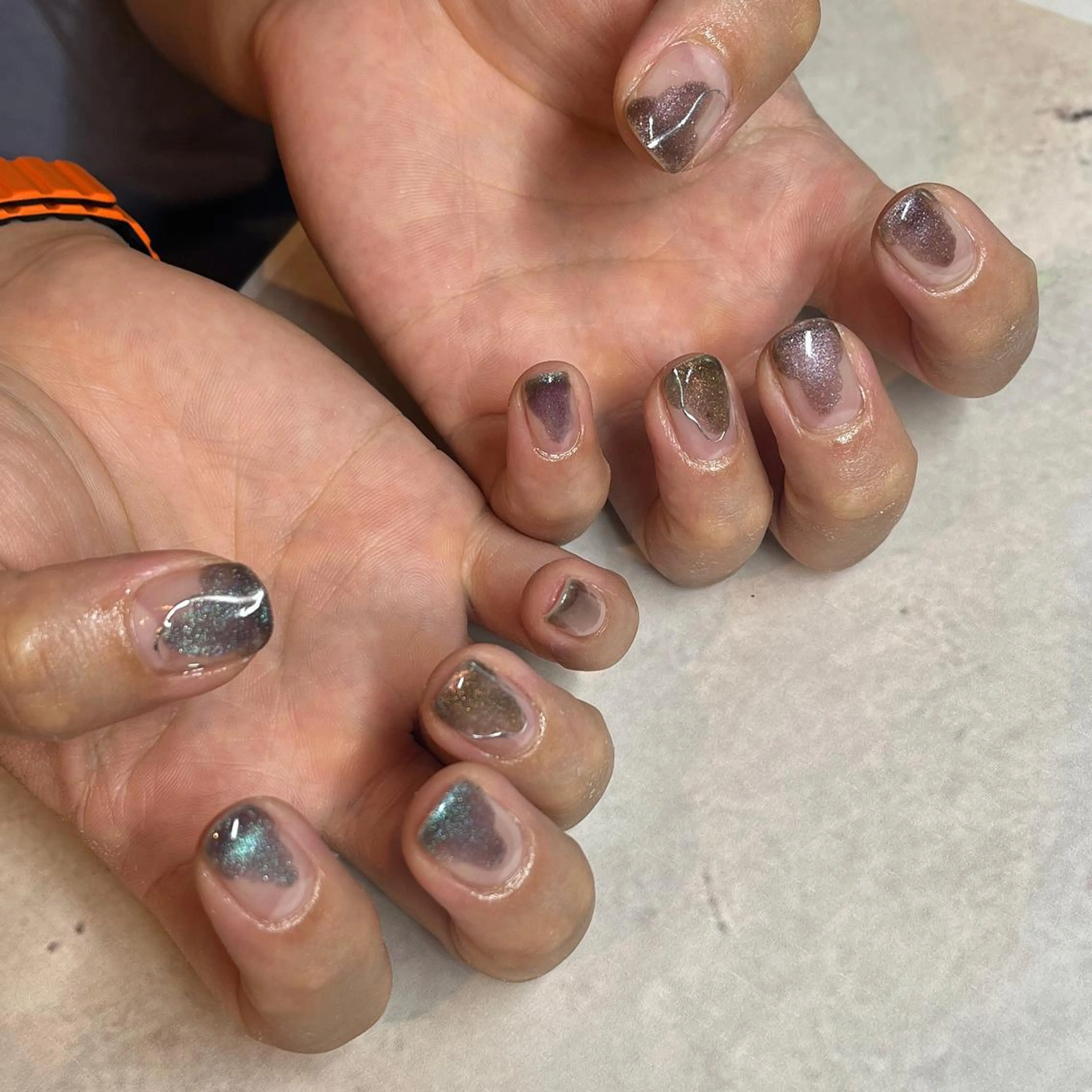 ネイル マグネットネイル フリーランス¨̮⃝ ネイリストOKADAのネイルデザイン