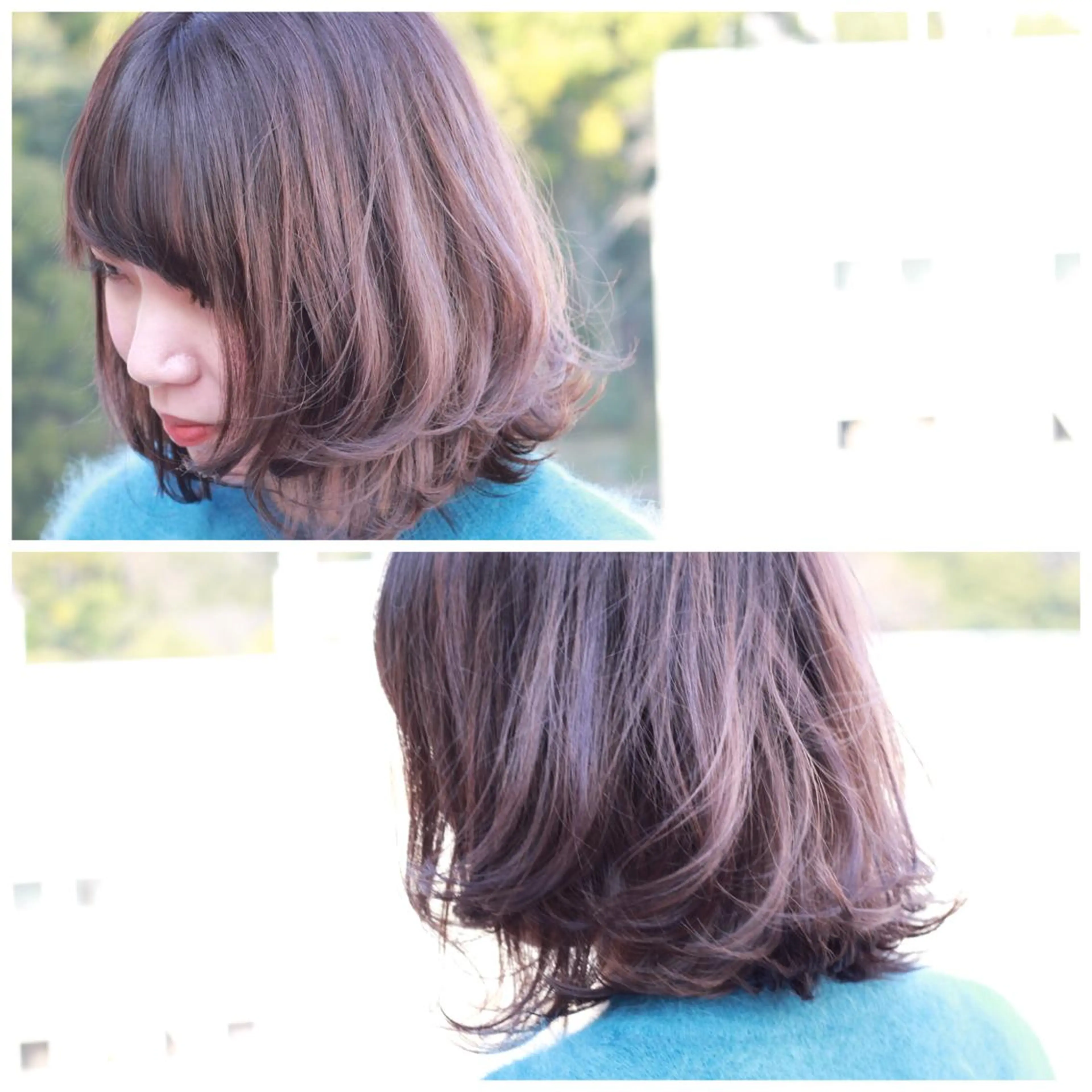 ショート カラー ラベンダーカラー ヘアカラー Viage （ビアージュ）のヘアスタイル