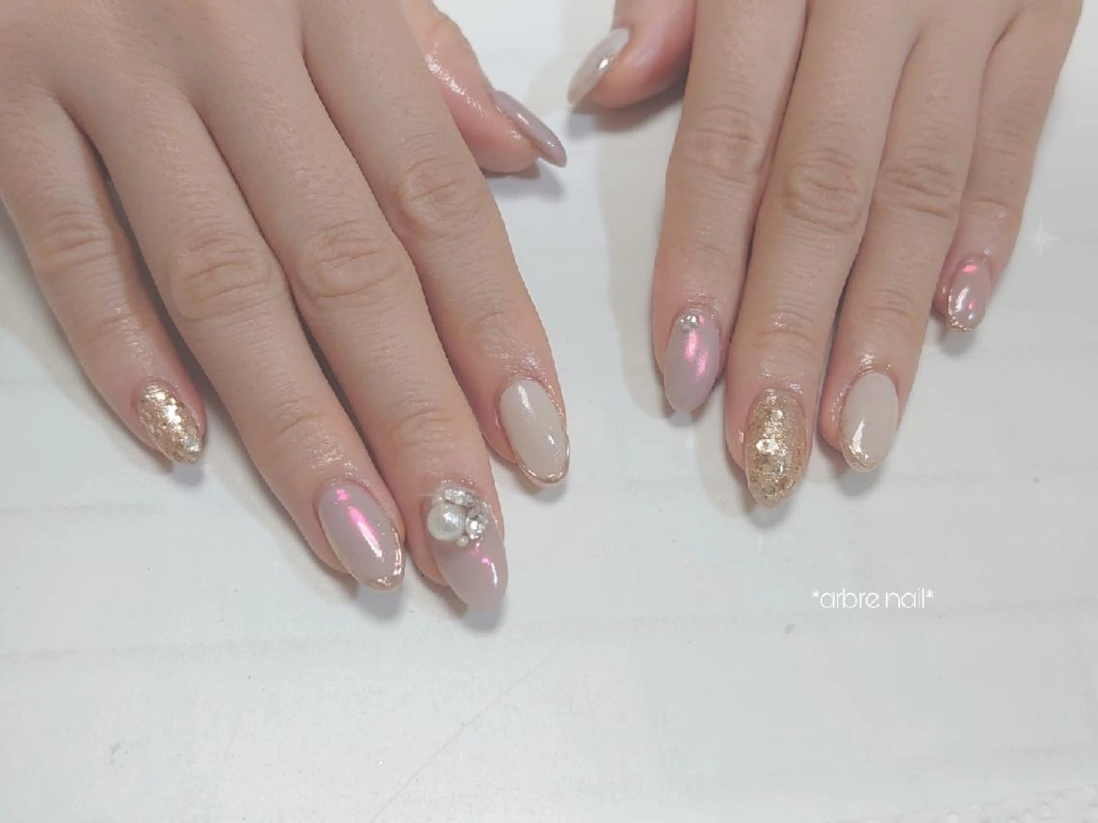 ネイル ＊arbre nail＊.アーブルネイル所属・✯.。 arbre  nail 。✯.のネイルデザイン