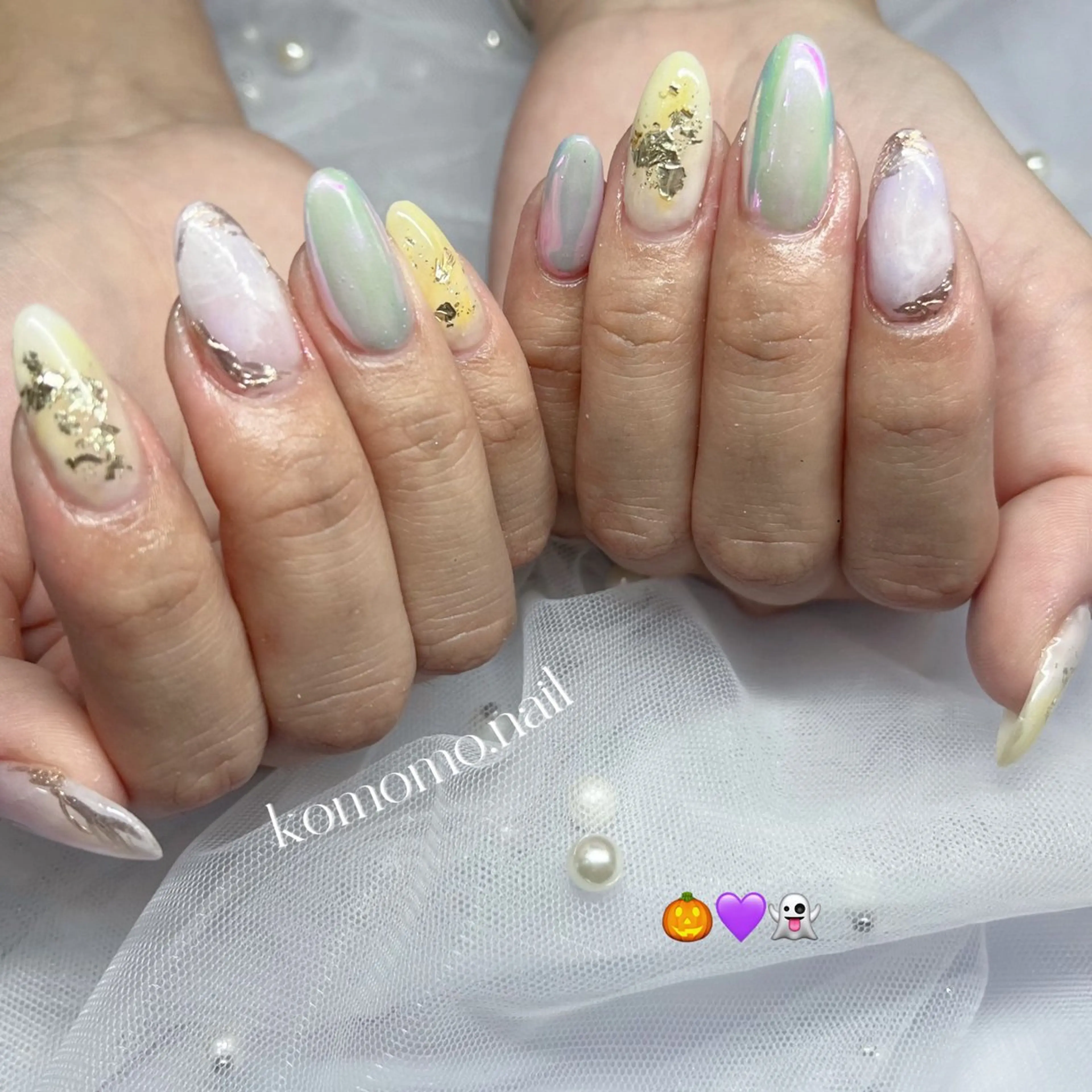 ネイル ハンドネイル ✨原宿✨nail 🎀KOMOMO🎀のネイルデザイン