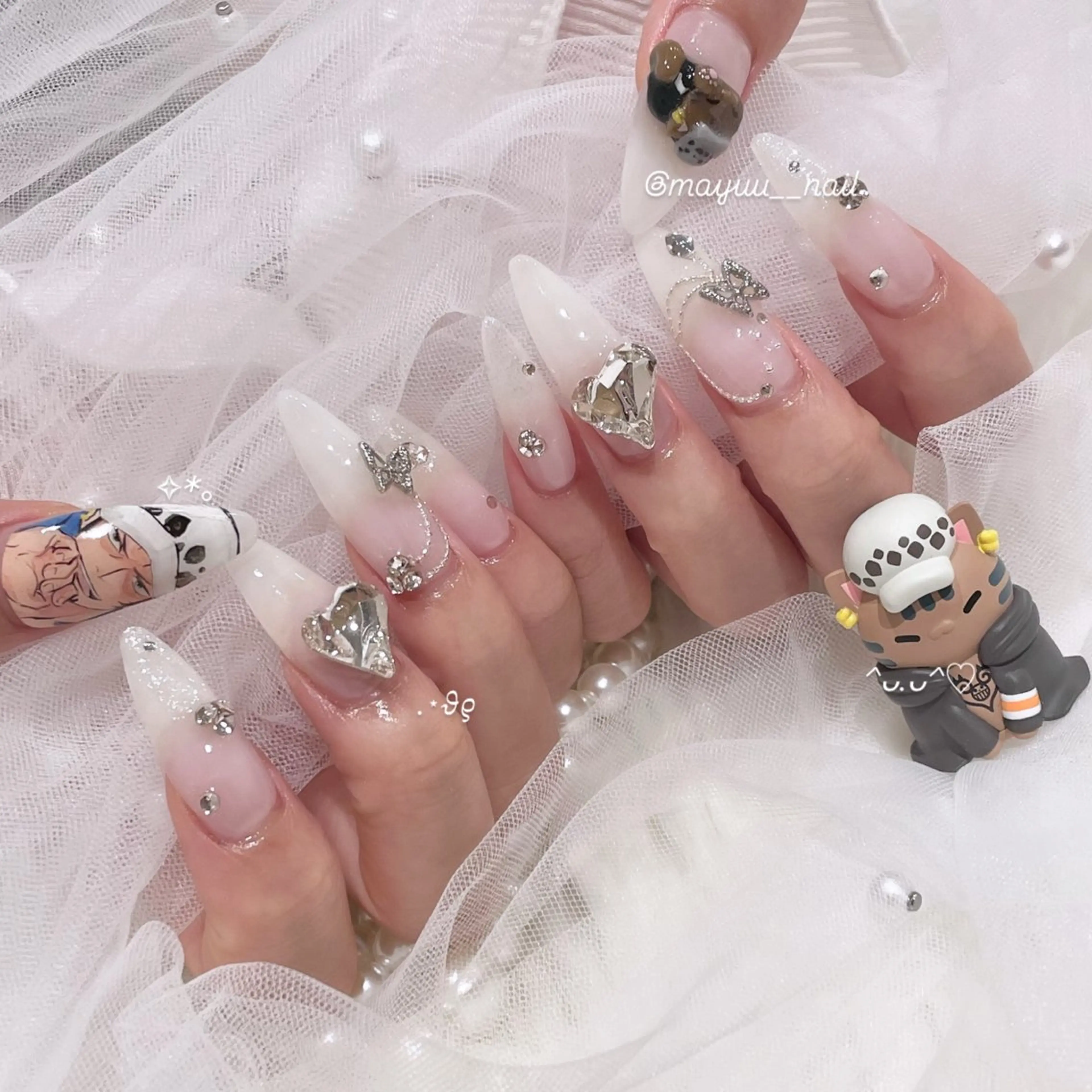 ネイル ハンドネイル 🎀 Mayu 🎀痛ネイルのネイルデザイン