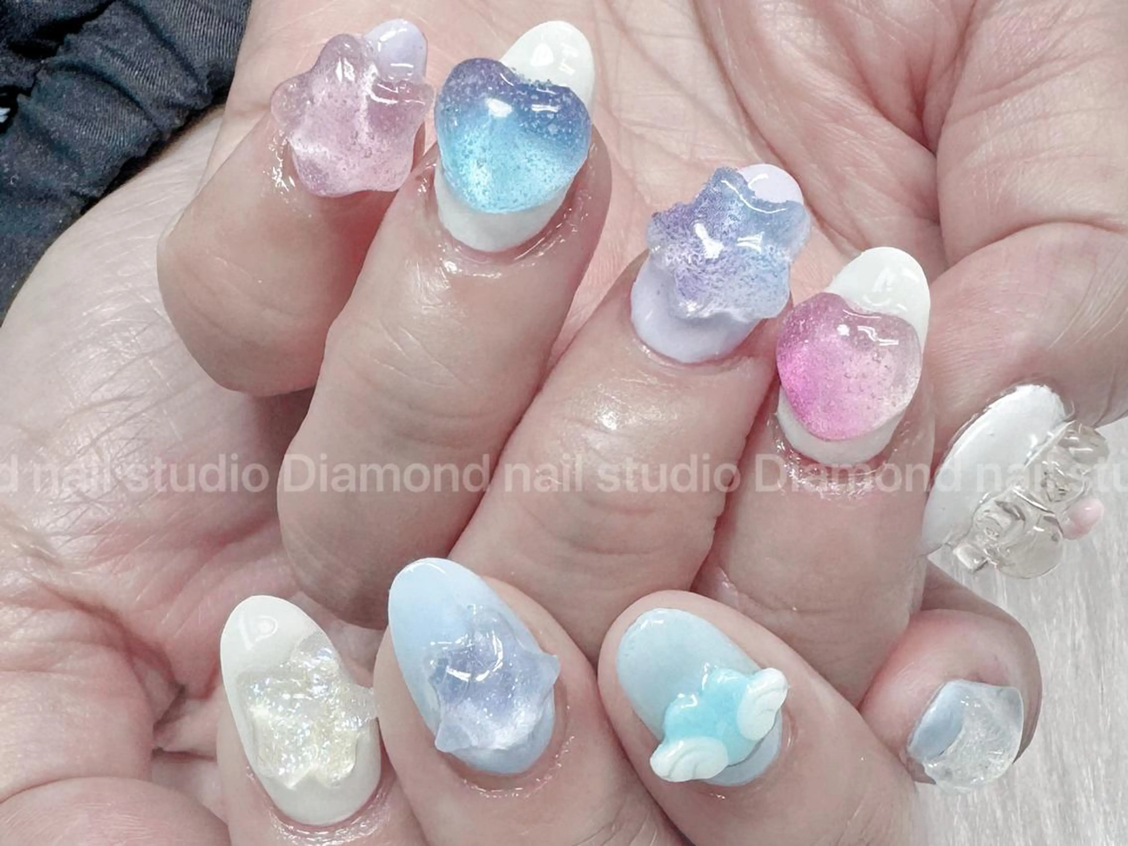 ネイル ハンドネイル DIAMOND Nail🍒のネイルデザイン