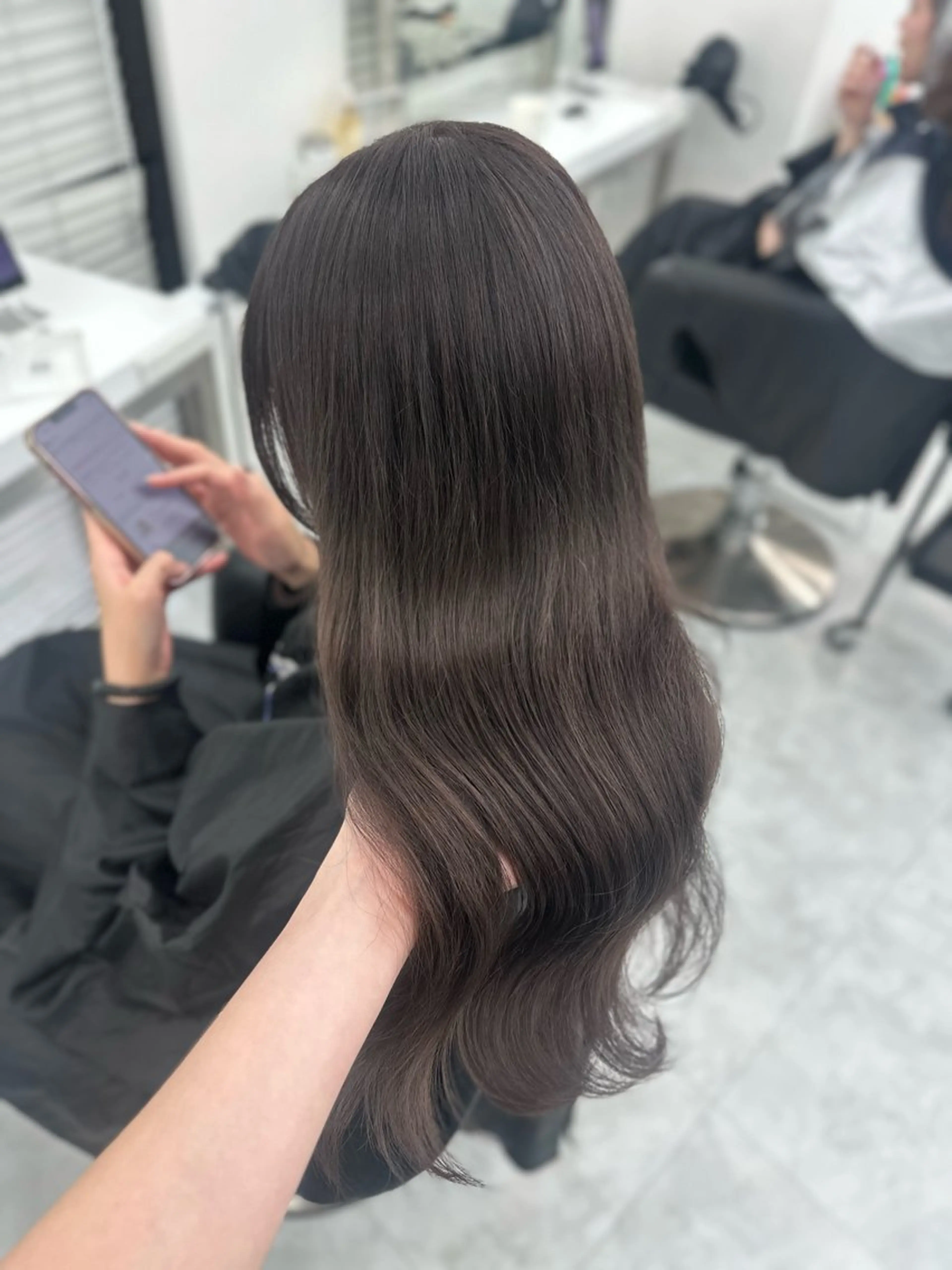 ロング カラー ヘアカラー ヘッドスパ ヘアセット ガーリーstyle ❤︎misaki🏹のヘアスタイル