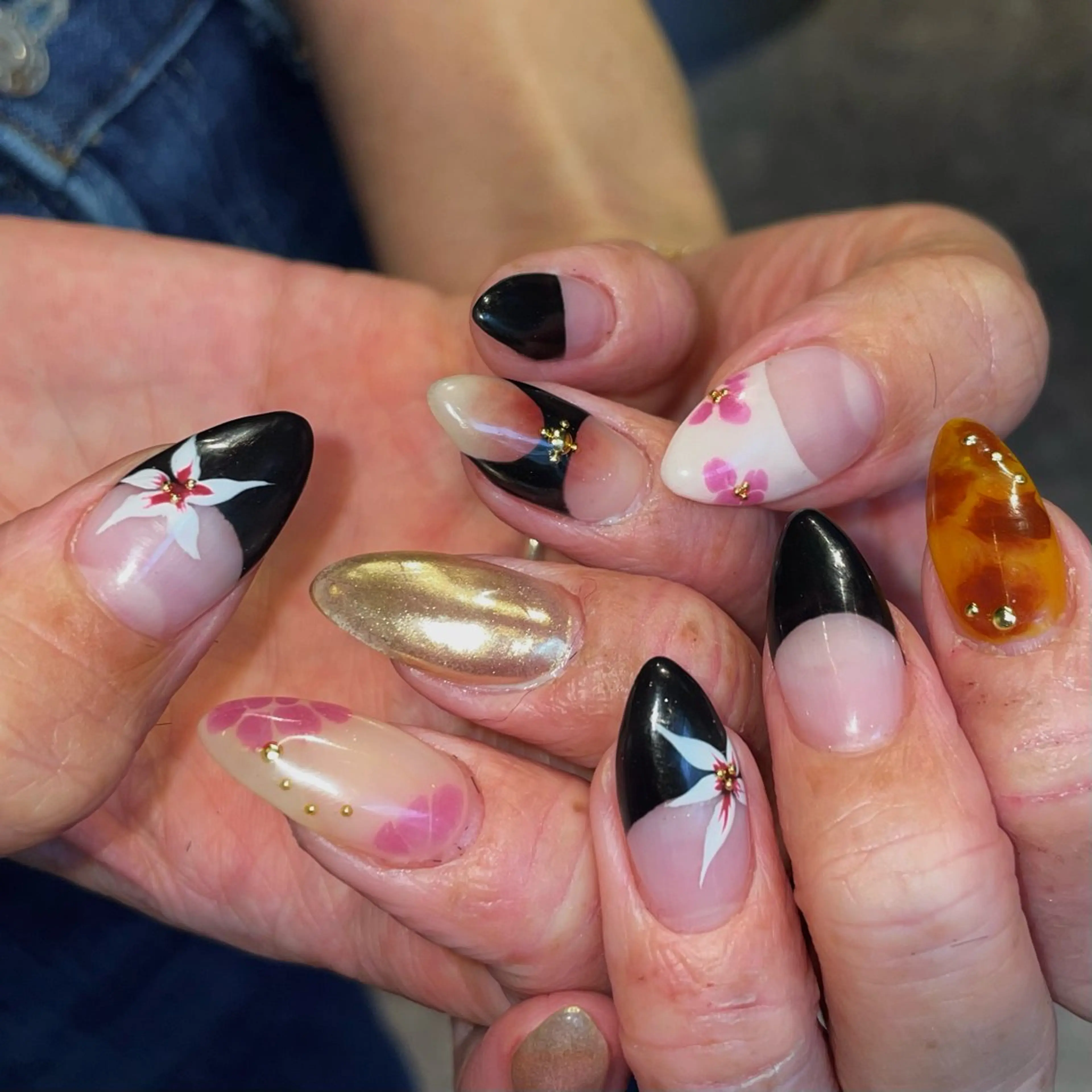 ネイル ハンドネイル OAK中目黒 ネイリスト Nicoのネイルデザイン