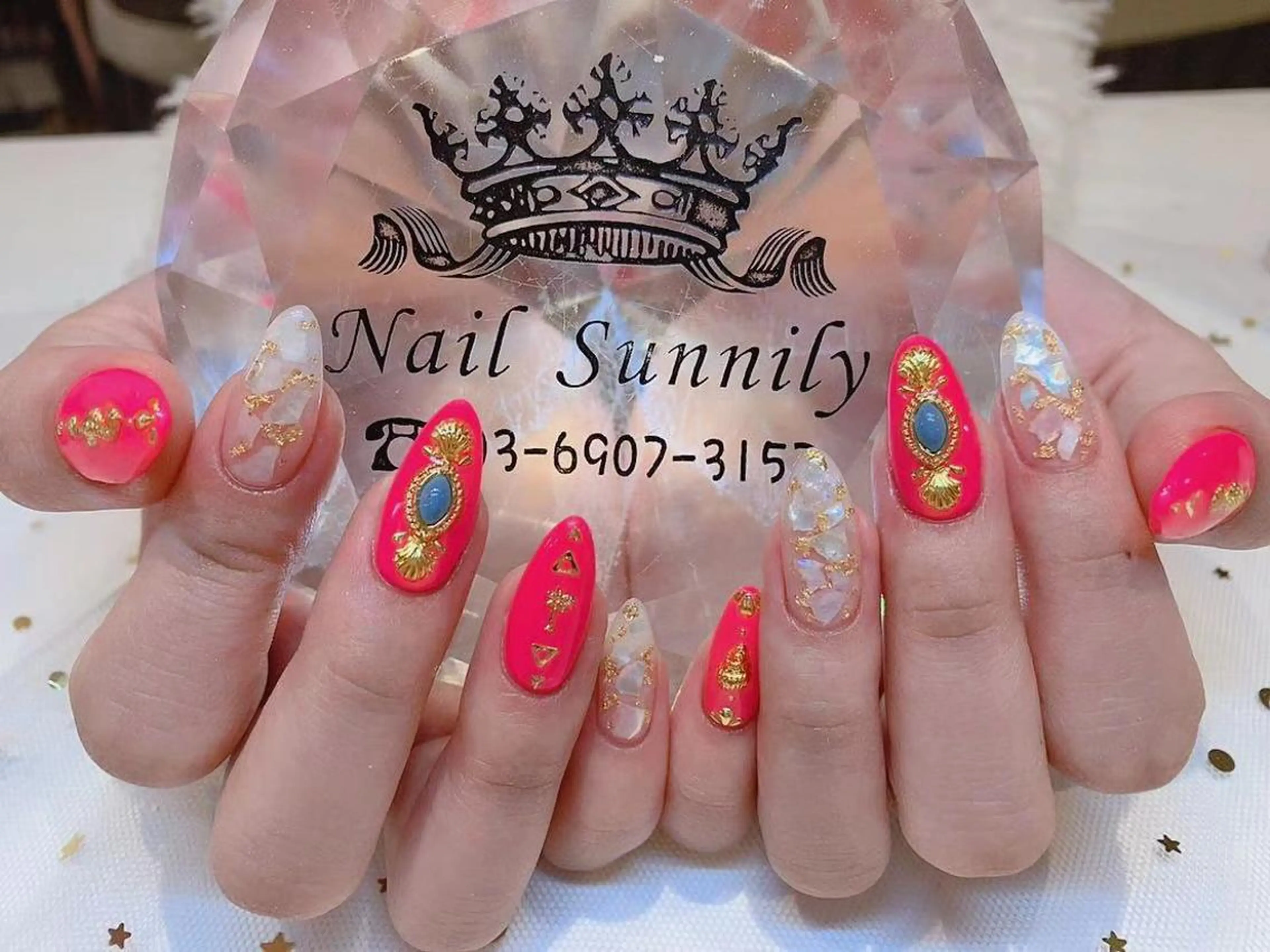 ネイル 長さだし専門店 M2　rikaのネイルデザイン