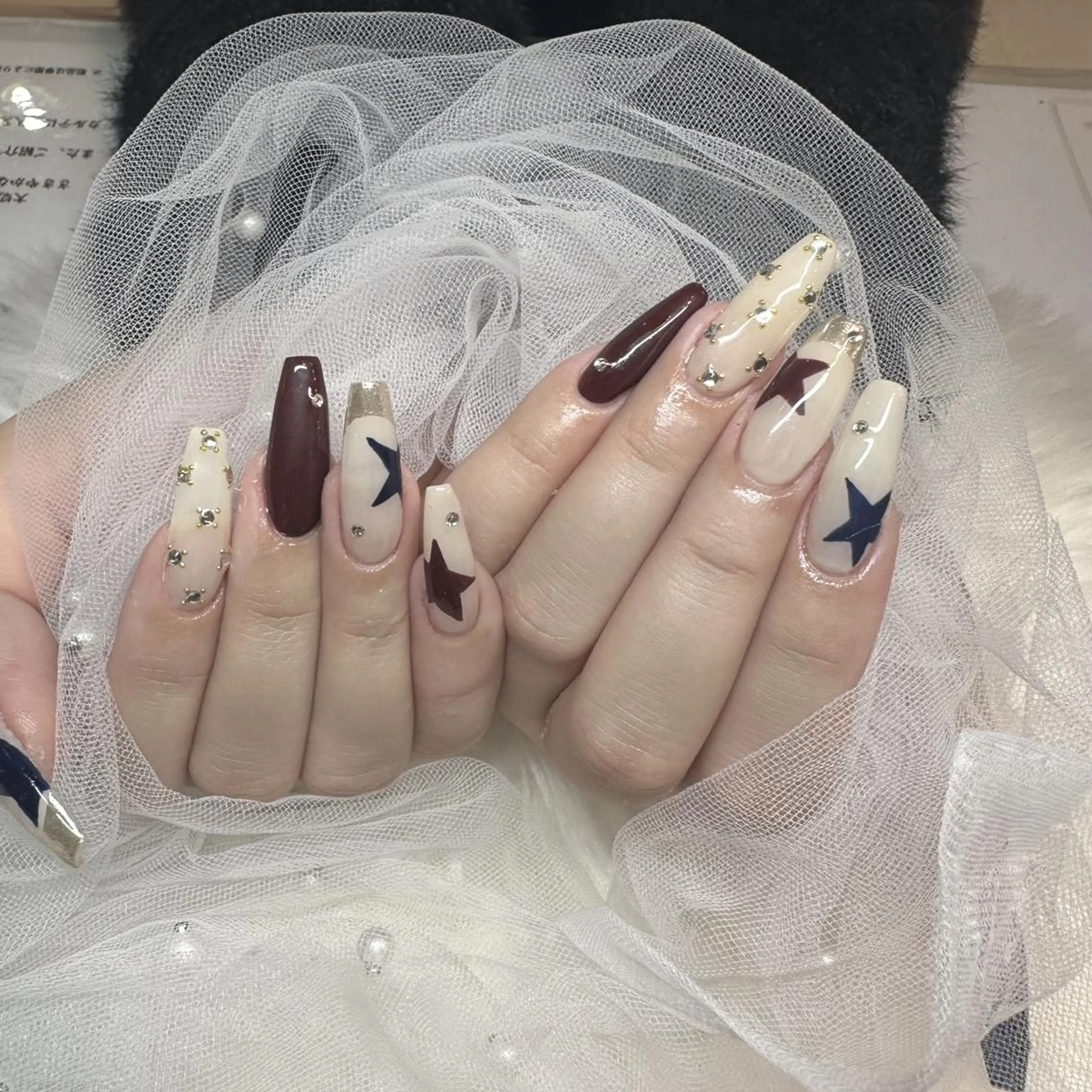 ネイル ジェルネイル 持ち込み ソフトジェル zina 千葉2nd NONのネイルデザイン