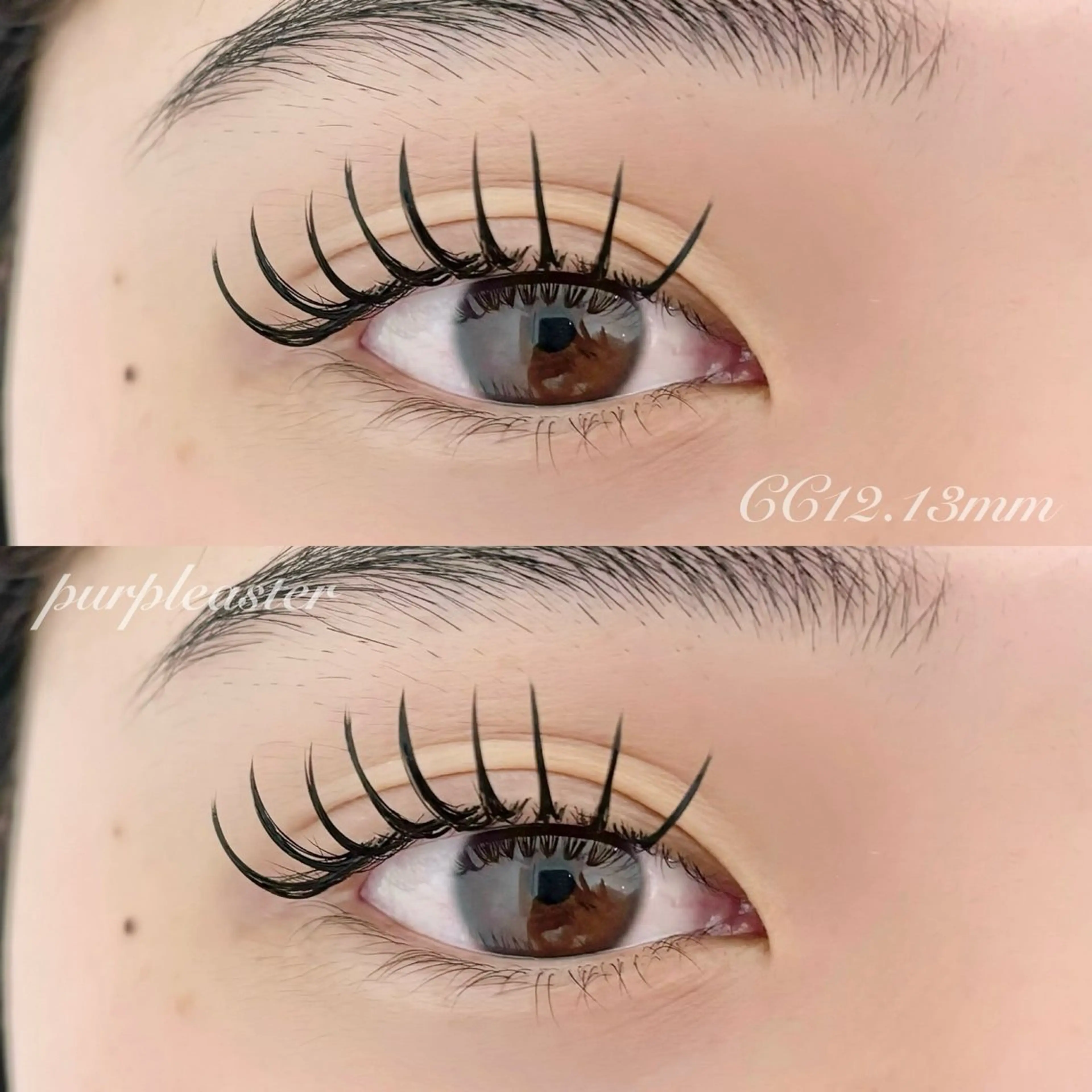 マツエク・マツパ バインドロック purple aster名駅店所属・パープルアスター/ mako🐈‍⬛🤍のマツエク・マツパデザイン