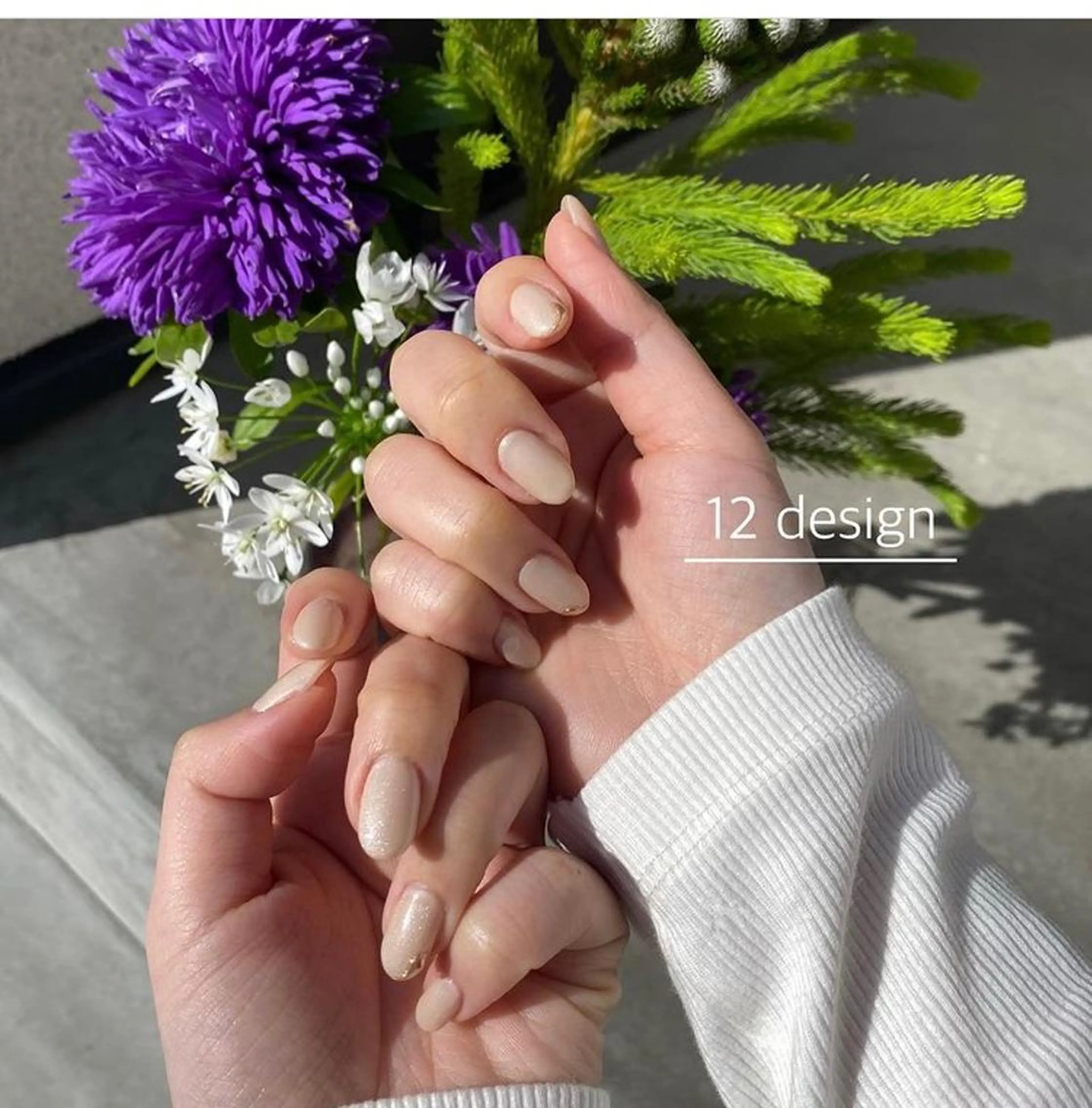 ショート ネイル ハンドネイル 12 designのネイルデザイン