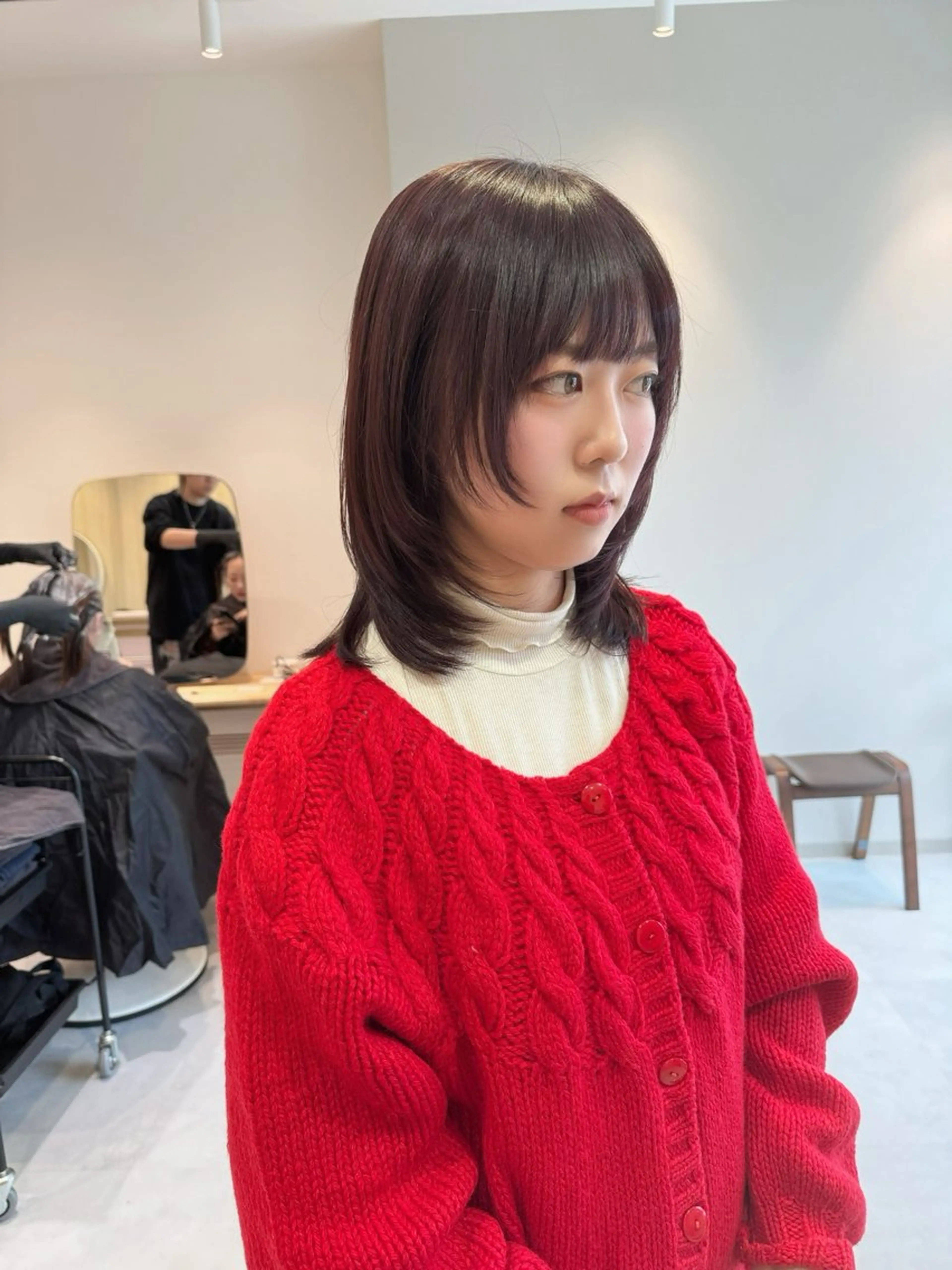 ミディアム カラー カット ヘアカラー トリートメント ヘアセット ✂️似合わせの魔術師 石田一樹✂️のヘアスタイル