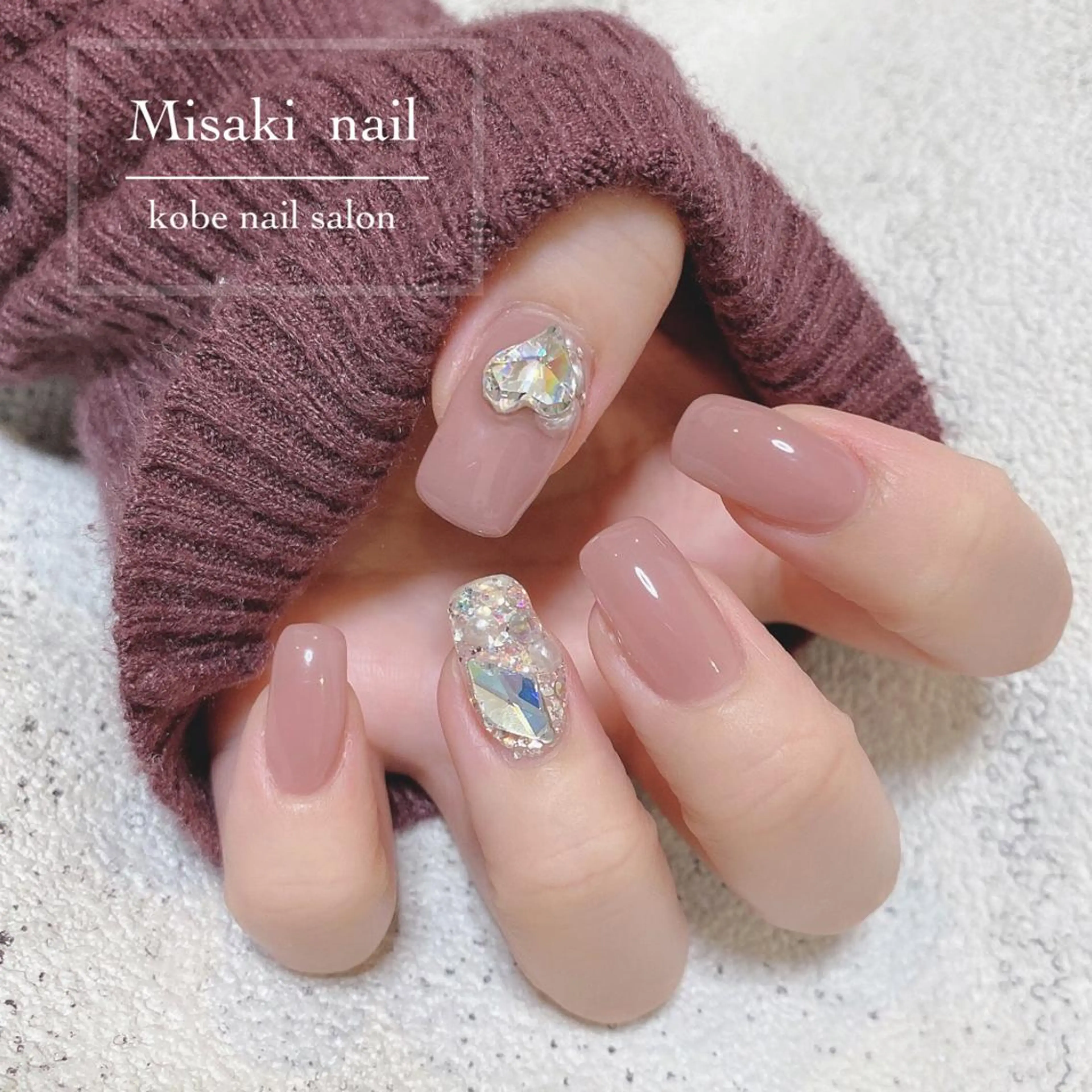 ネイル 韓国ネイル ワンホンネイル ハンドネイル nailsalon miinailsのネイルデザイン