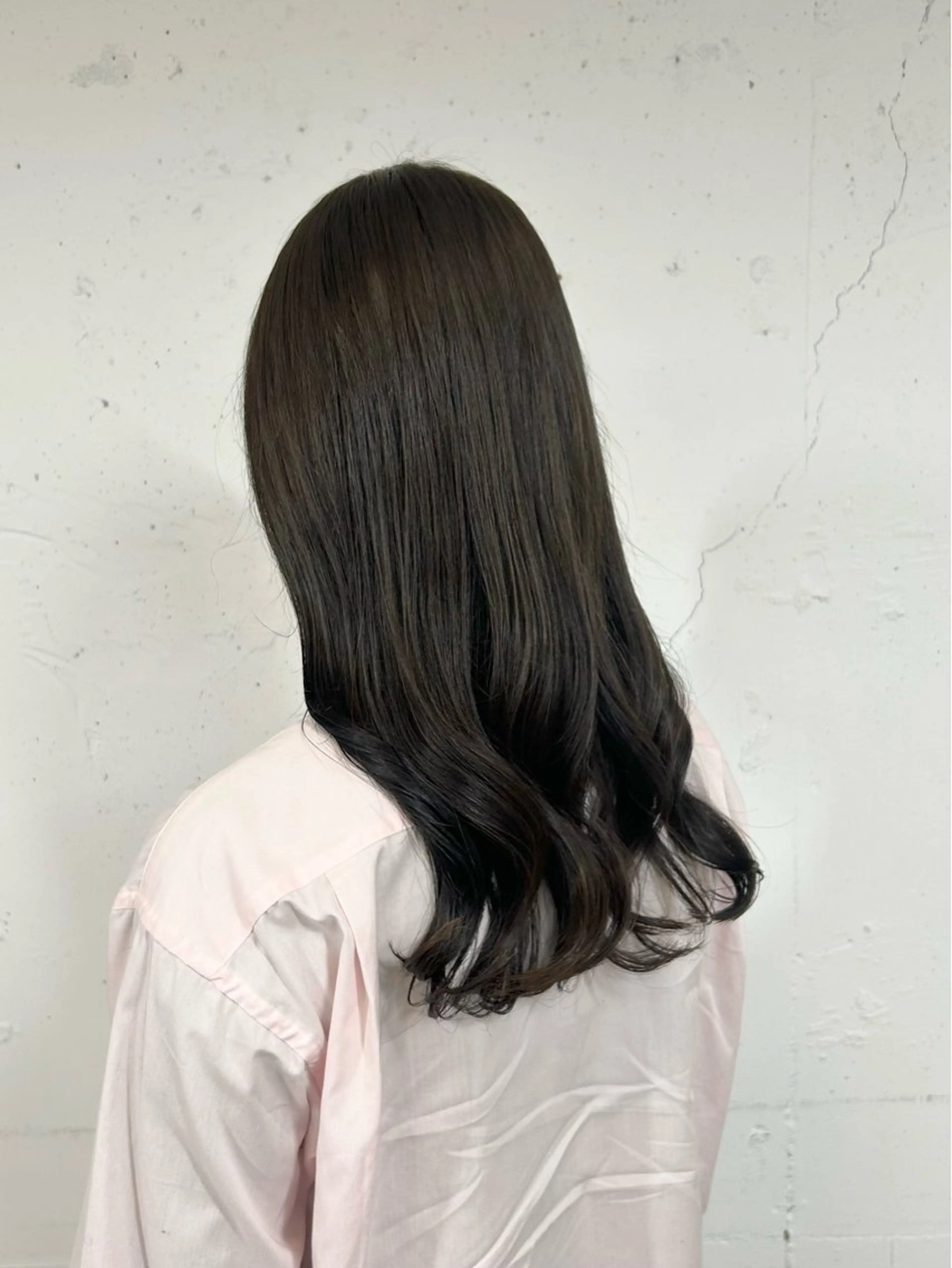 カラー グレージュ オリーブグレージュ オリーブグレー 藤澤 樹のヘアスタイル