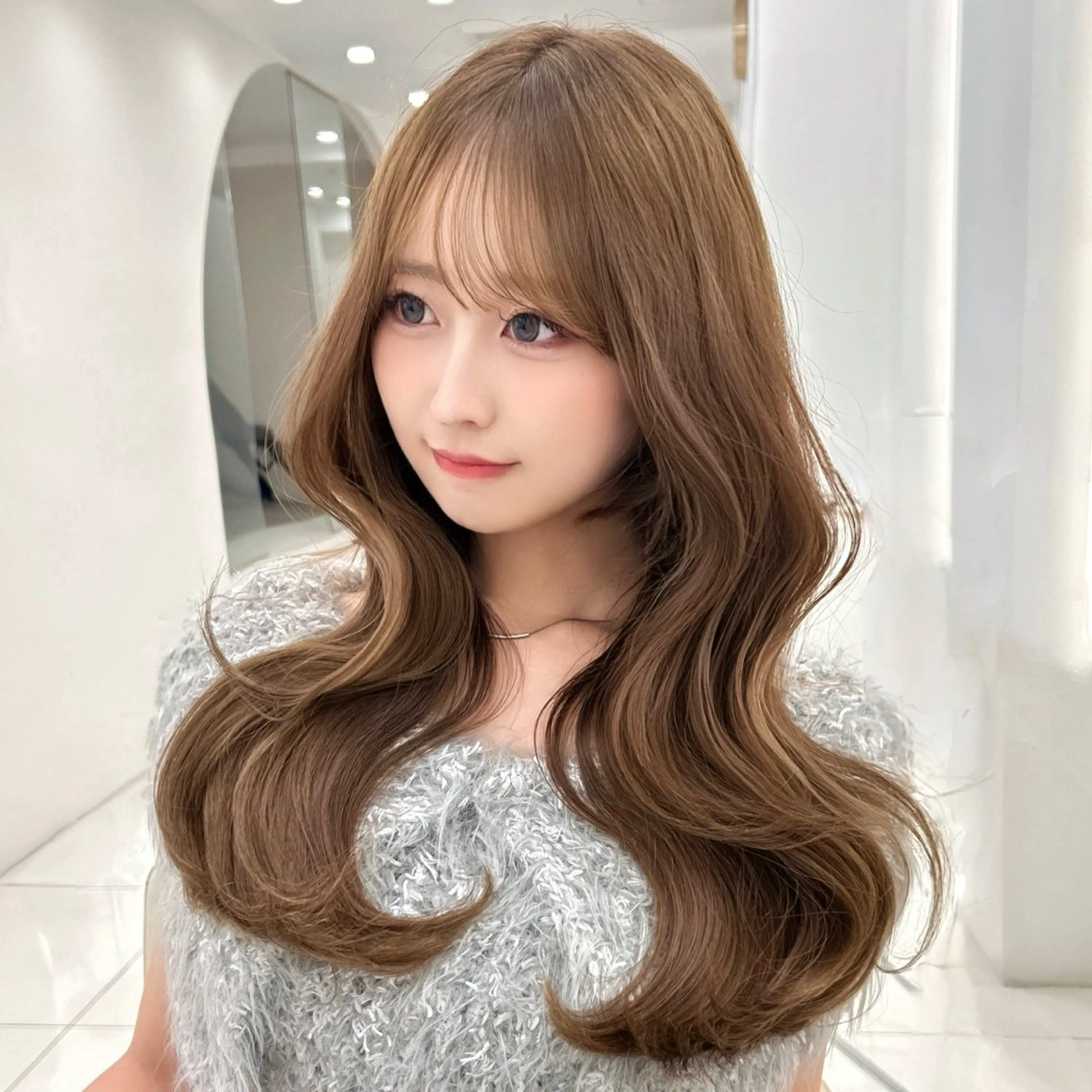 ロング 韓国顔まわり/前髪 /レイヤー/いつきのヘアスタイル