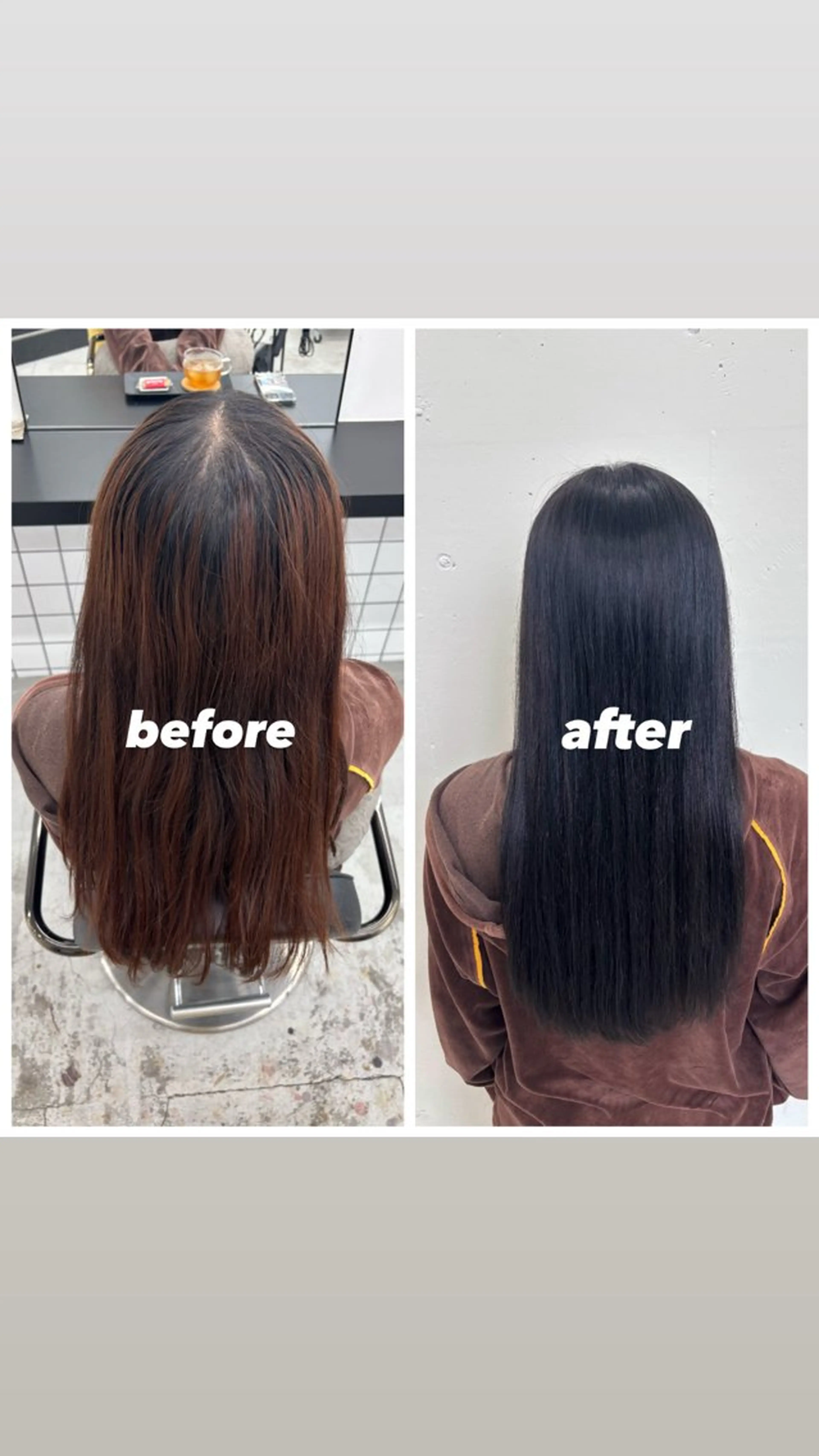 ロング カラー 黒髪 ブルーカラー ブルーブラック ヘアカラー トリートメント 🌼あいり🌼 JILLSTUDIOのヘアスタイル