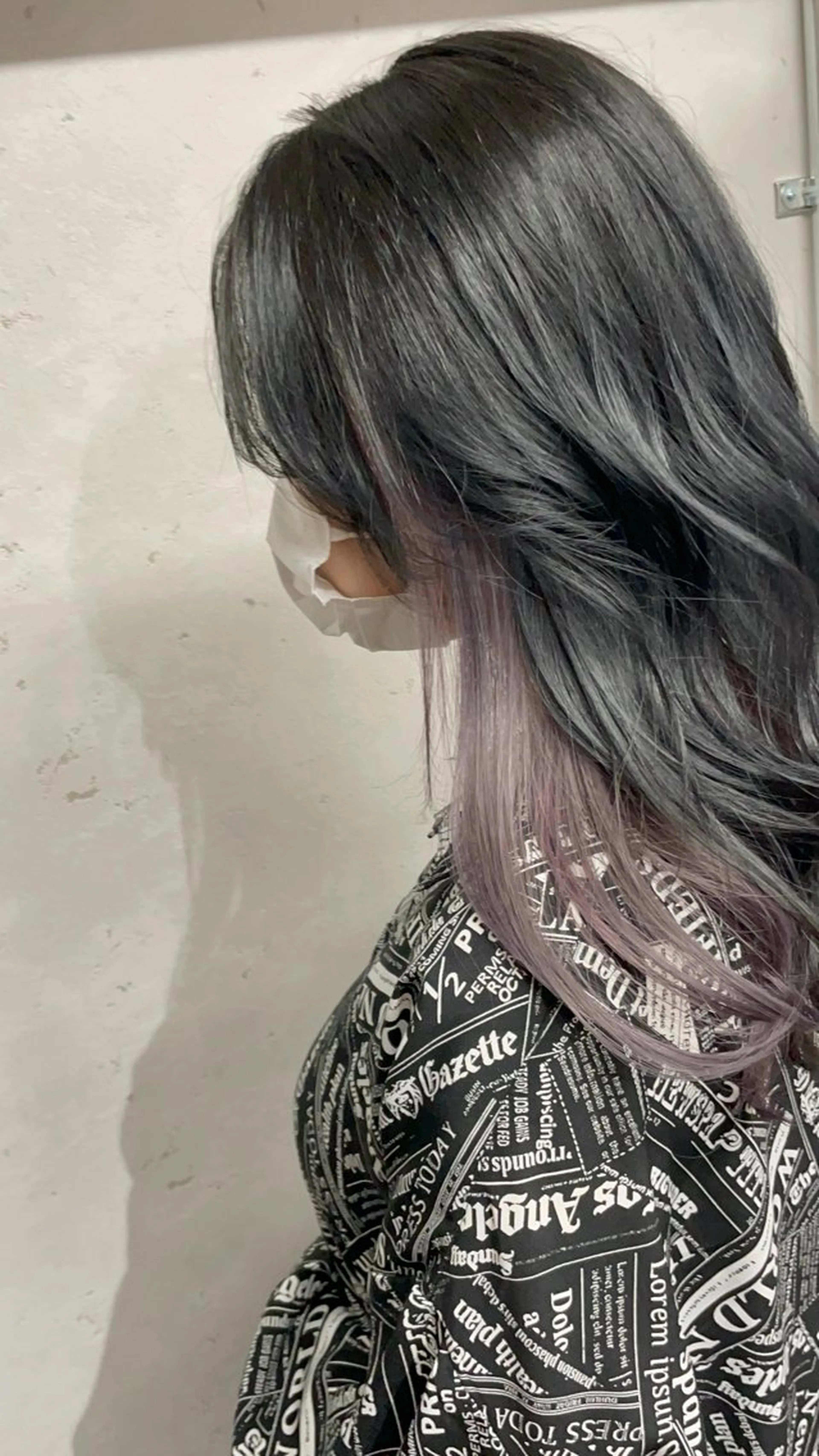 セミロング カット ヘアカラー トリートメント 1日1名限定価格✂️ 髪質改善サロン代表谷のヘアスタイル