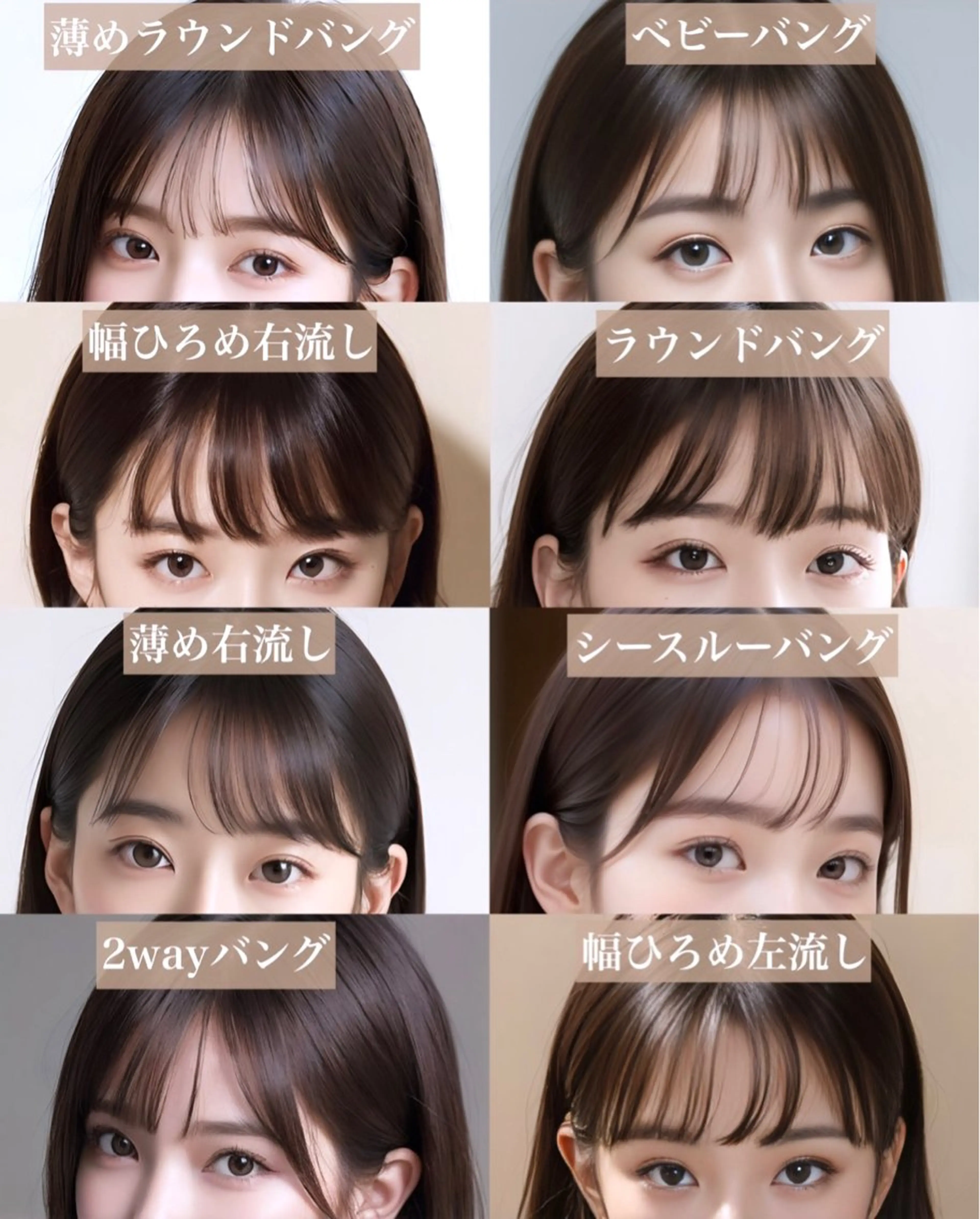 セミロング カラー 韓国ヘア♡ 顔まわりカットayaのヘアスタイル