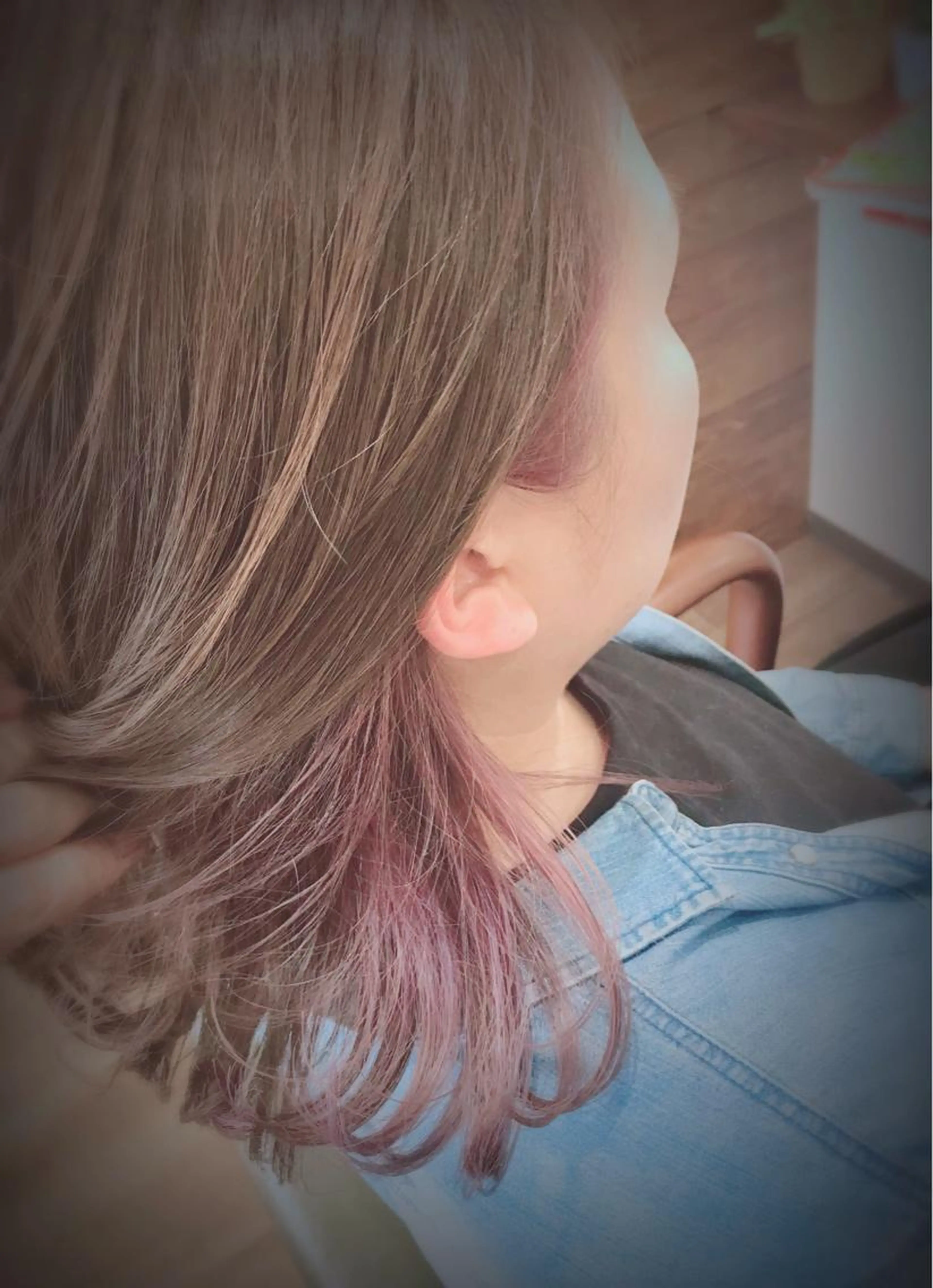 インナーカラー（ブリーチ付）＋ブロー＋トリートメント【ホームケア付✨】【ロング料金あり】の写真