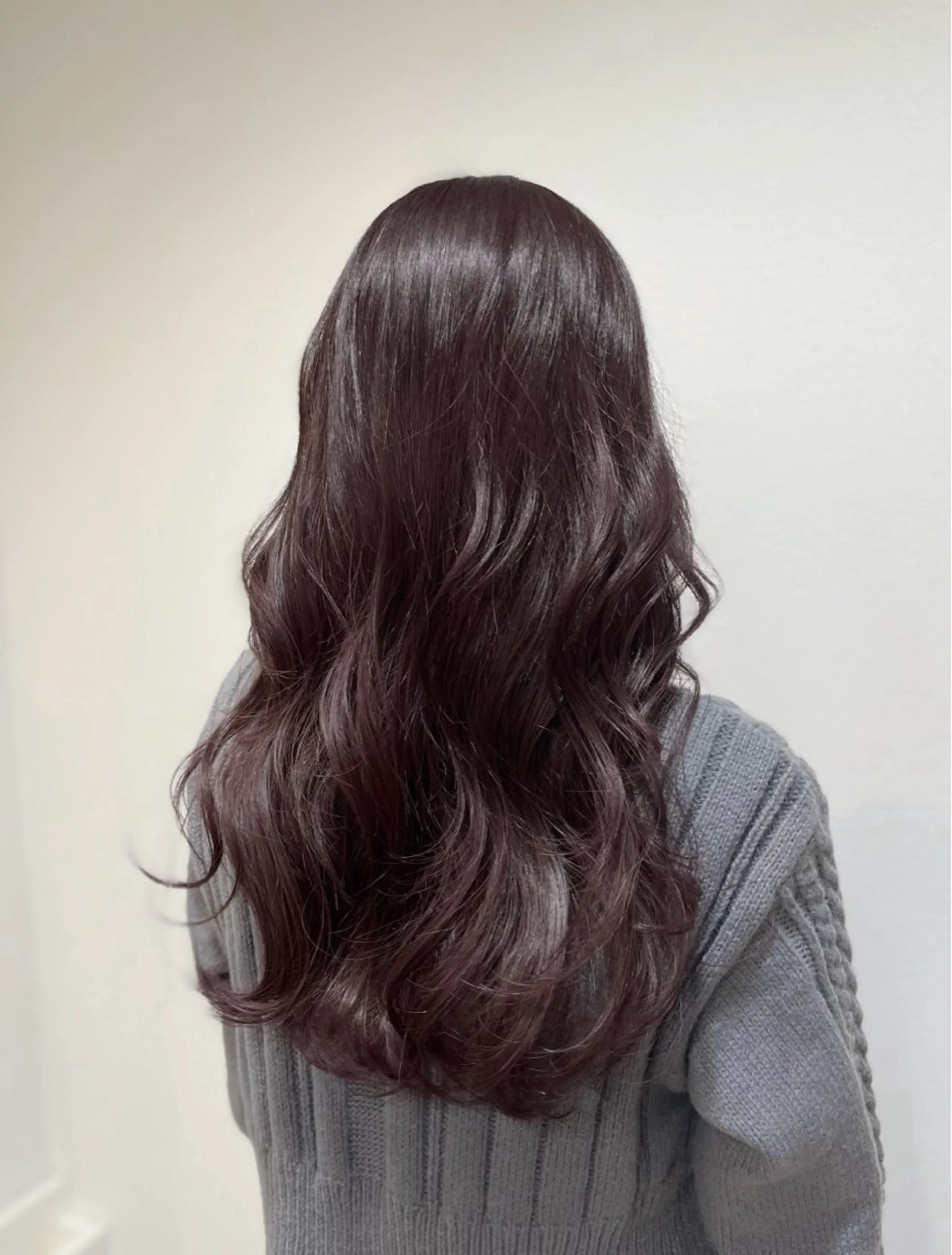 ロング カラー ブラウンカラー ココアブラウン カット ヘアカラー トリートメント 透明感カラー／ 艶感カラー／RAMUのヘアスタイル