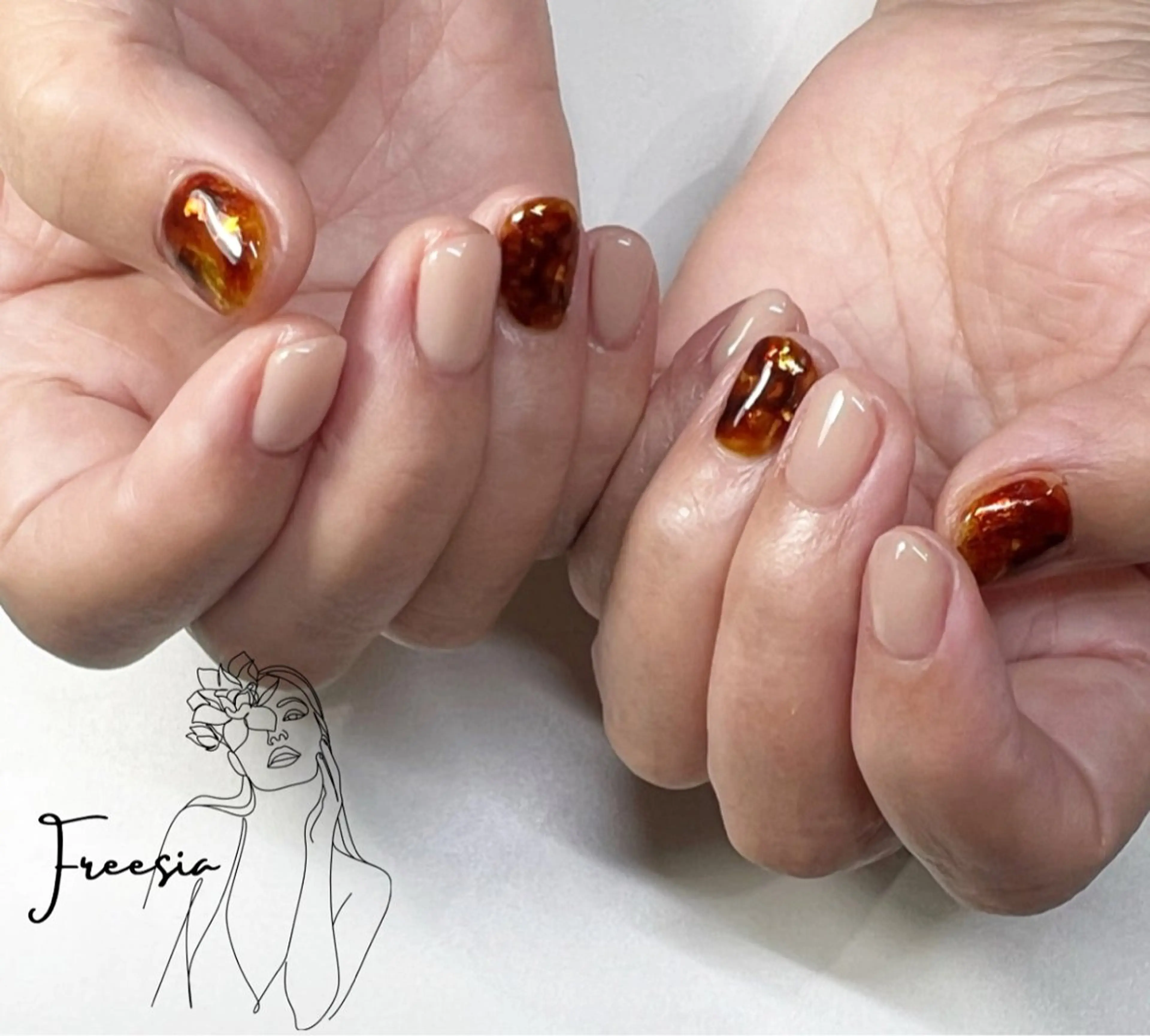 ネイル べっ甲ネイル hills nail /Asukaのネイルデザイン