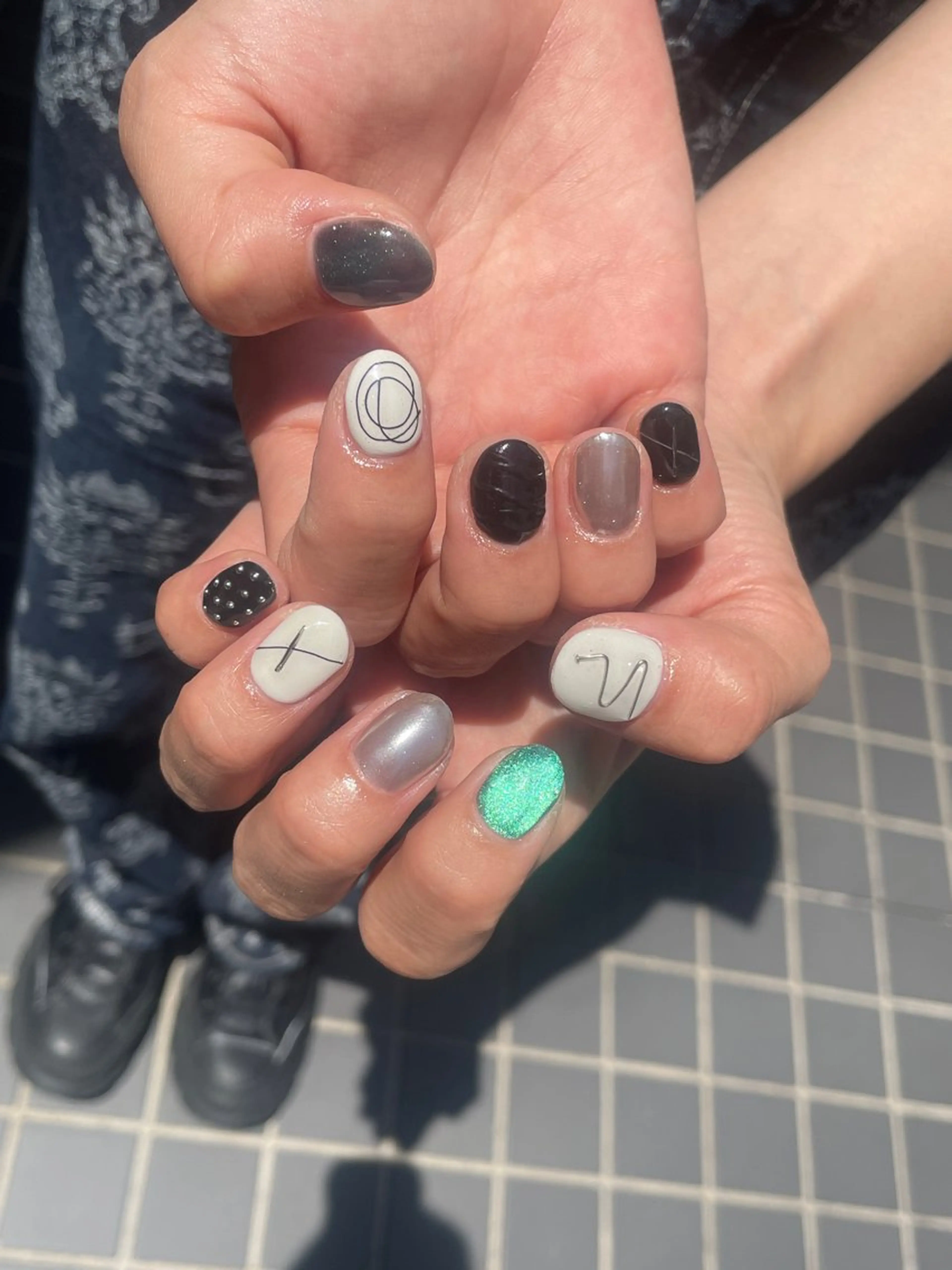 ネイル 中牟田 彩水のネイルデザイン