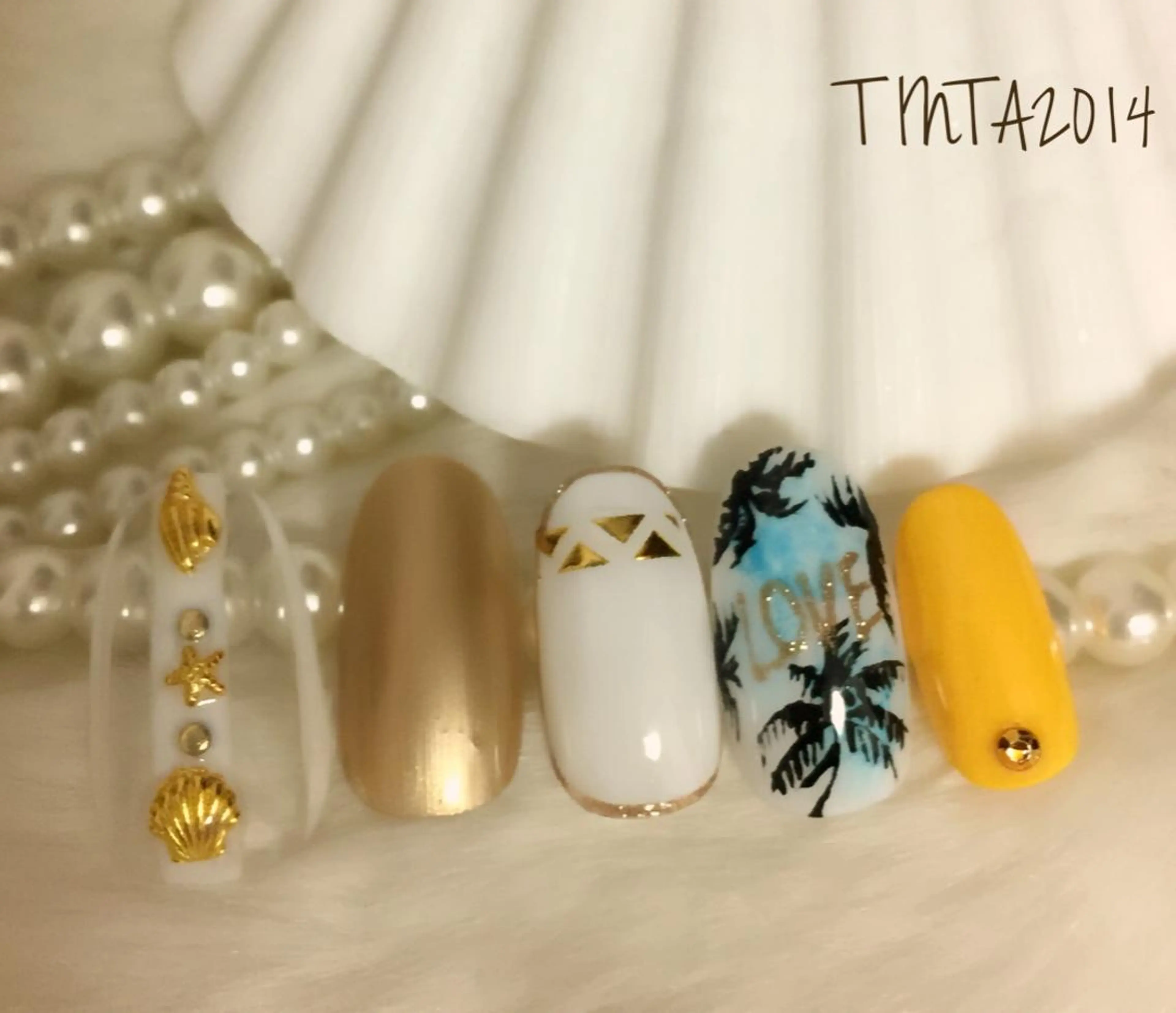 ネイル 夏ネイル ネイルサロン ティンタ所属・馬場 典子のネイルデザイン