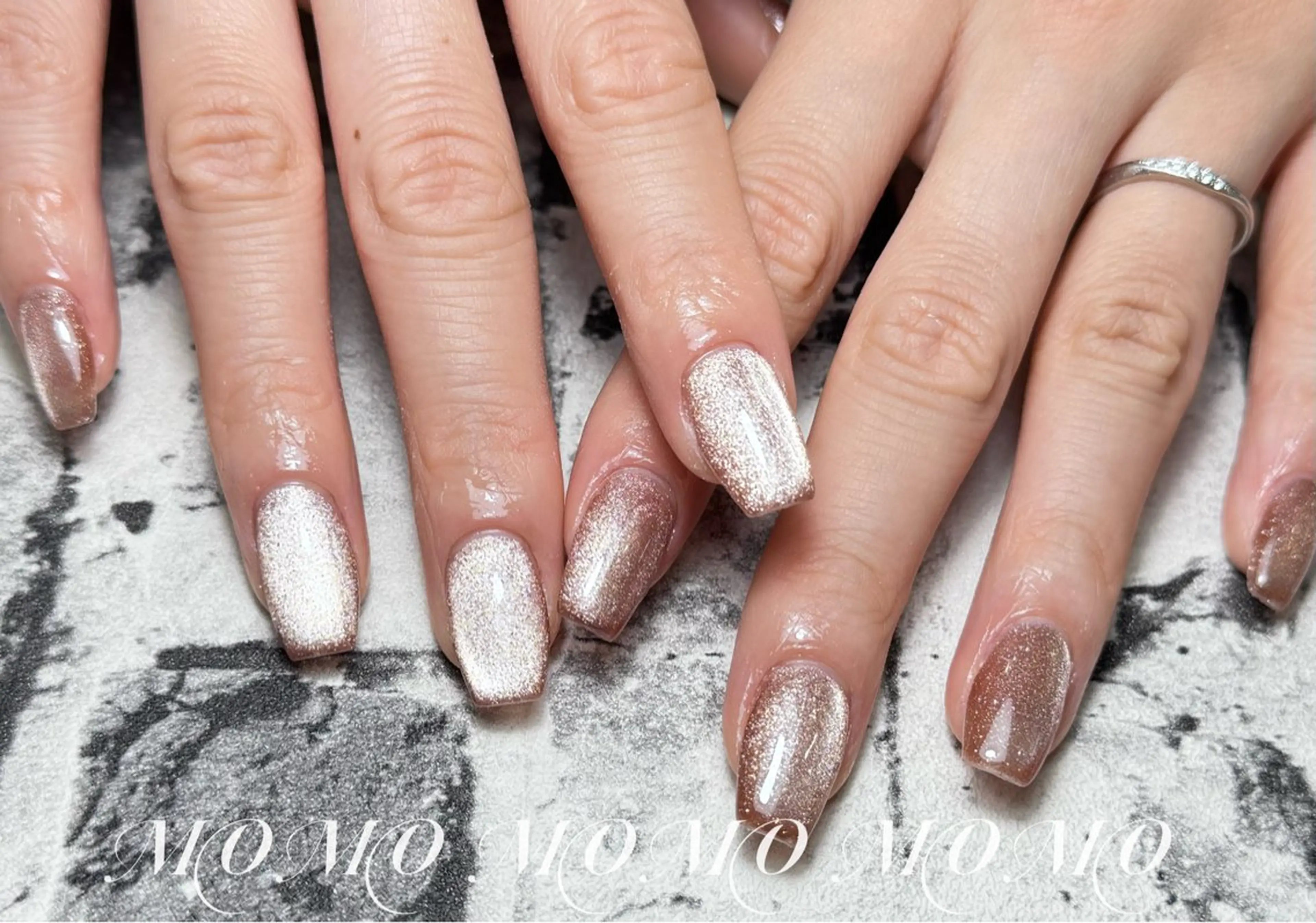 ネイル マグネットネイル MOMO nail所属・NIITSU 川崎のネイルデザイン