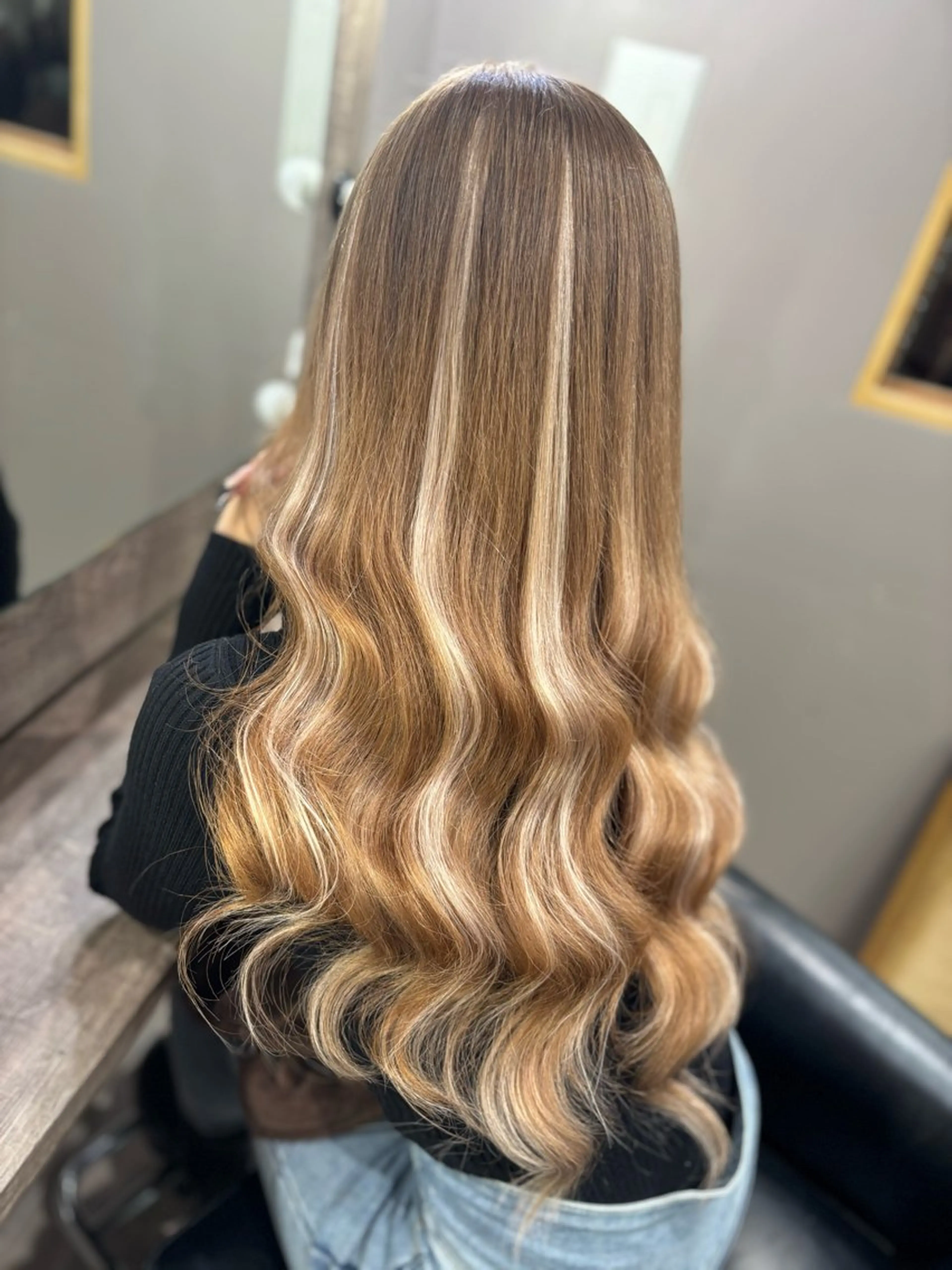 ロング カラー カット ヘアカラー エクステ 横浜/エクステ特化× 艶カラー/あいかのヘアスタイル