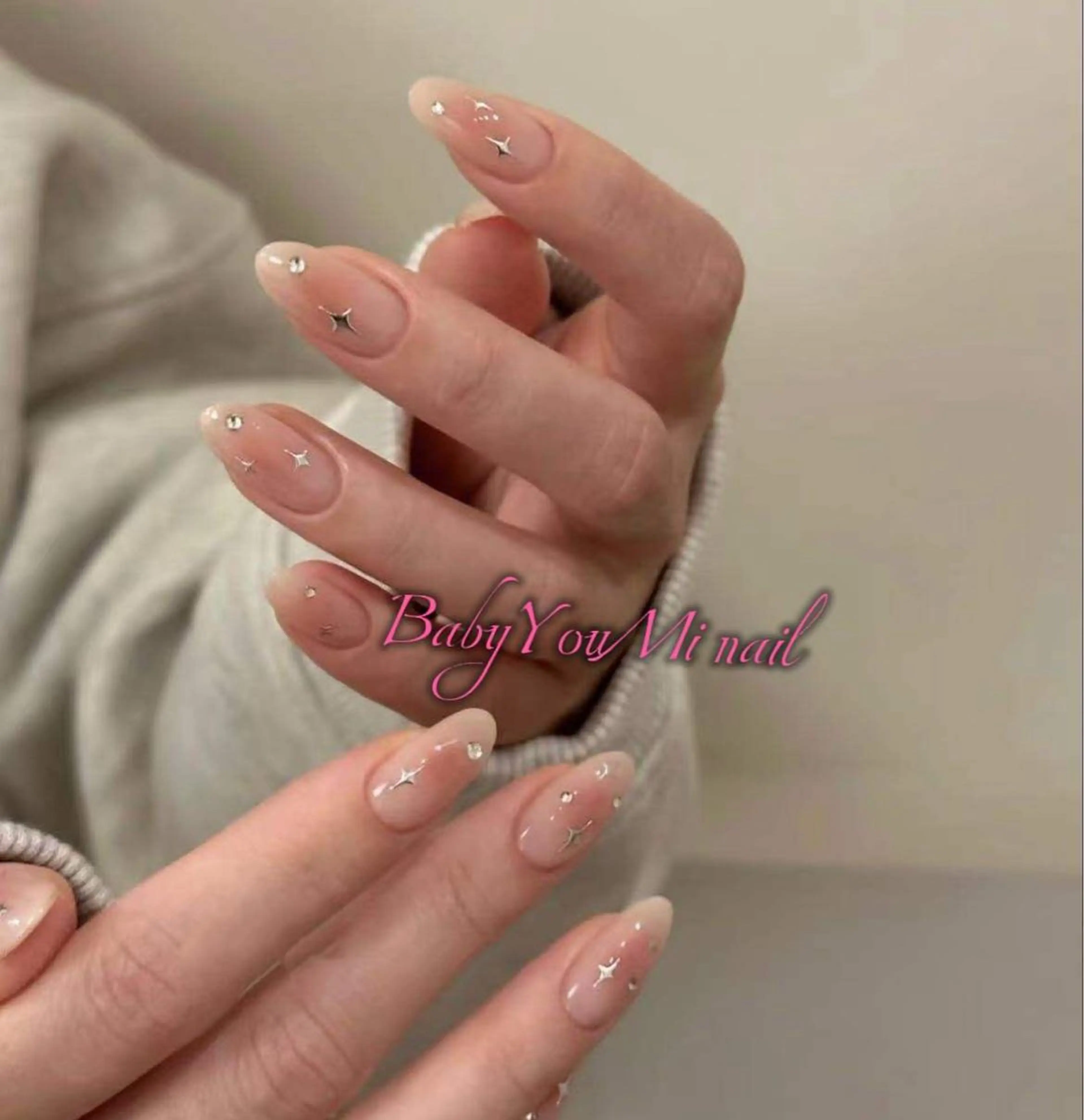 ネイル オーロラネイル フラワーネイル フットネイル フレンチネイル ジェルネイル ハンドネイル BabyYouMi nailのネイルデザイン