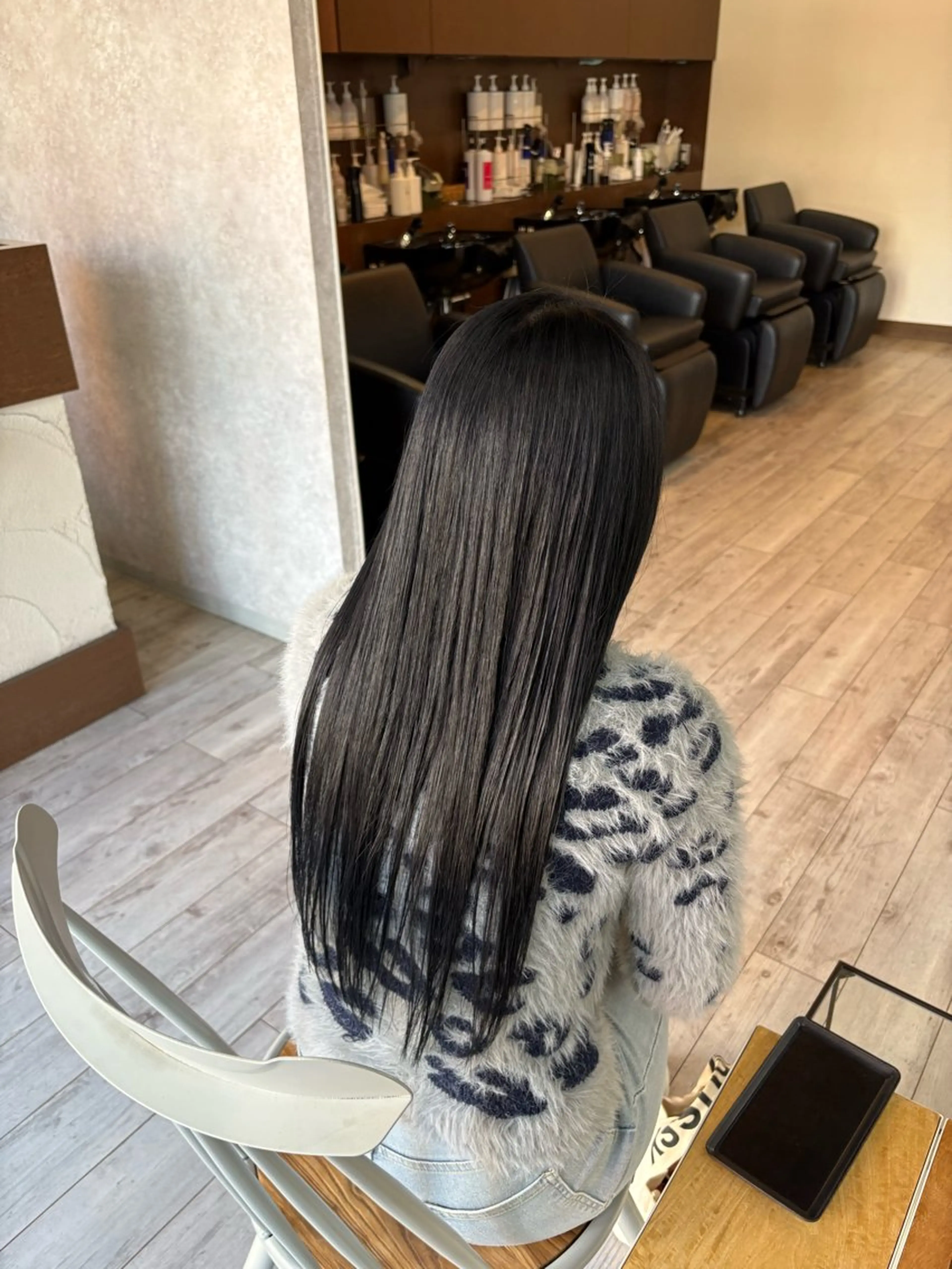 ロング カラー ヘアカラー なぎは/暗髪・ ナチュラルカラーのヘアスタイル