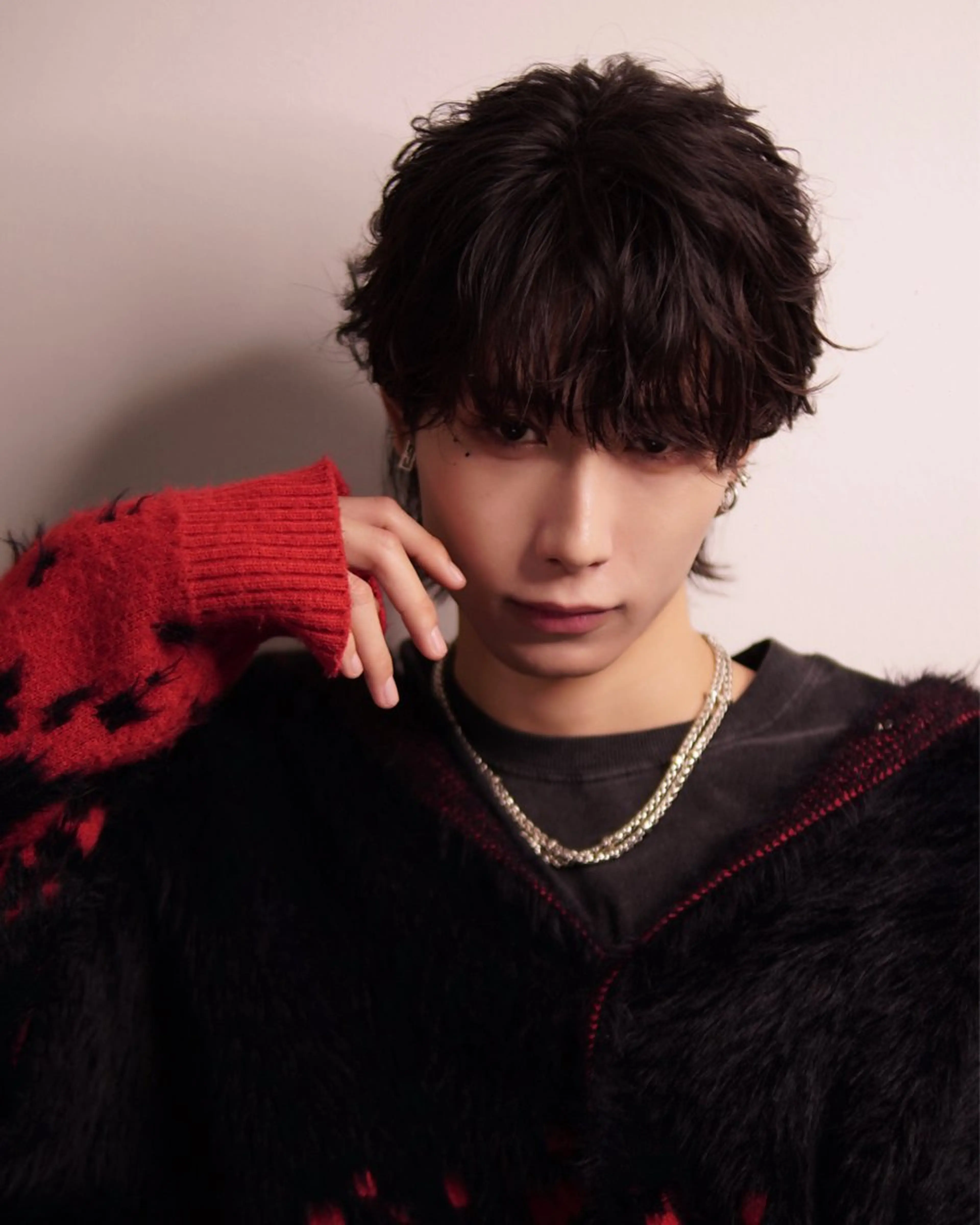 メンズ カット パーマ メンズ/心斎橋 /韓流/藤本理希のヘアスタイル