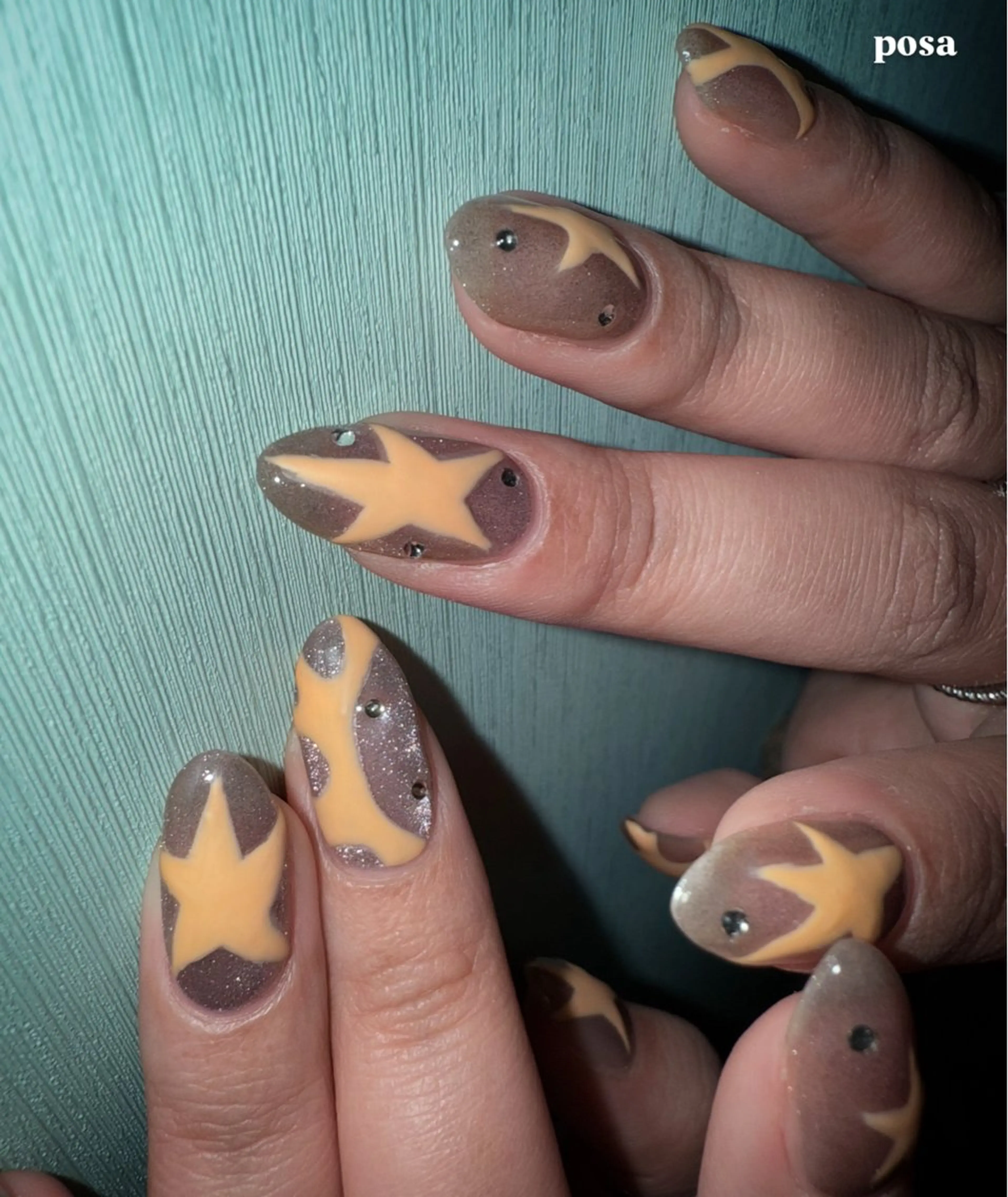 ネイル マットネイル シンプルネイル ハンドネイル posa nail モエミのネイルデザイン