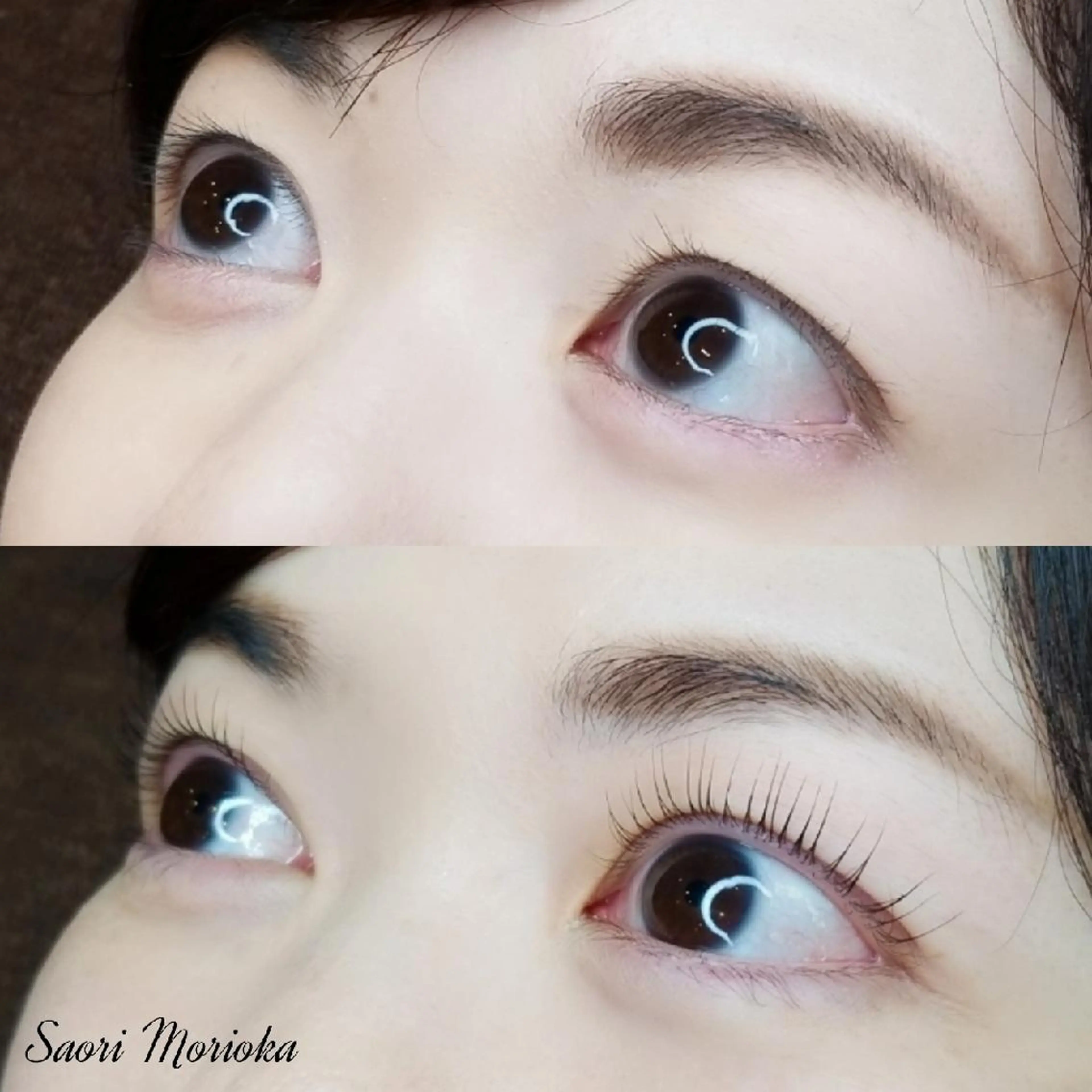 マツエク・マツパ パリジェンヌラッシュリフト M SAORIのマツエク・マツパデザイン