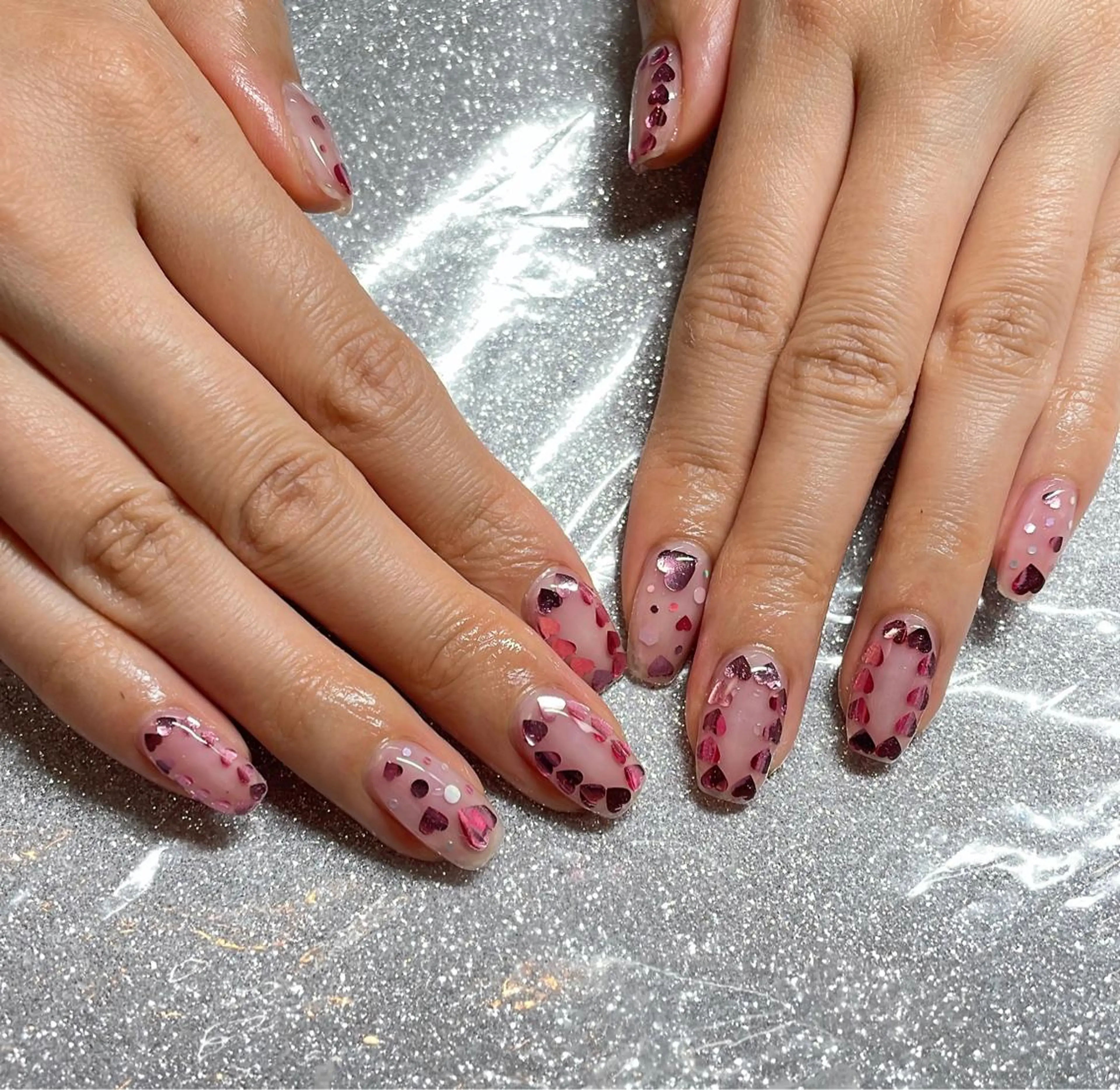 ネイル ハンドネイル VIERU 🌈🎀💖のネイルデザイン