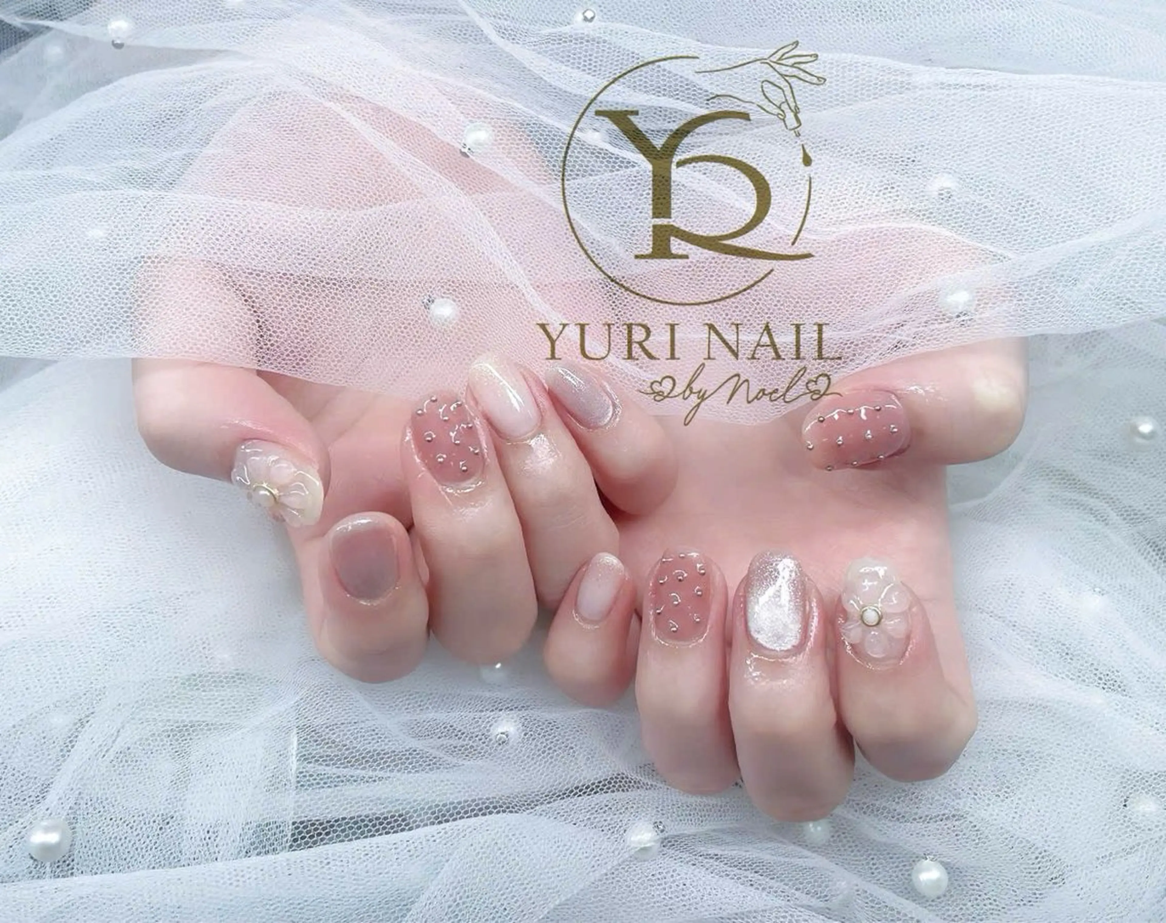 ネイル チークネイル フットネイル 韓国ネイル ニュアンスネイル オフィスネイル ハンドネイル フットネイル ハンドケア YURI Nail Narita所属・YURI Nail NARITAのネイルデザイン