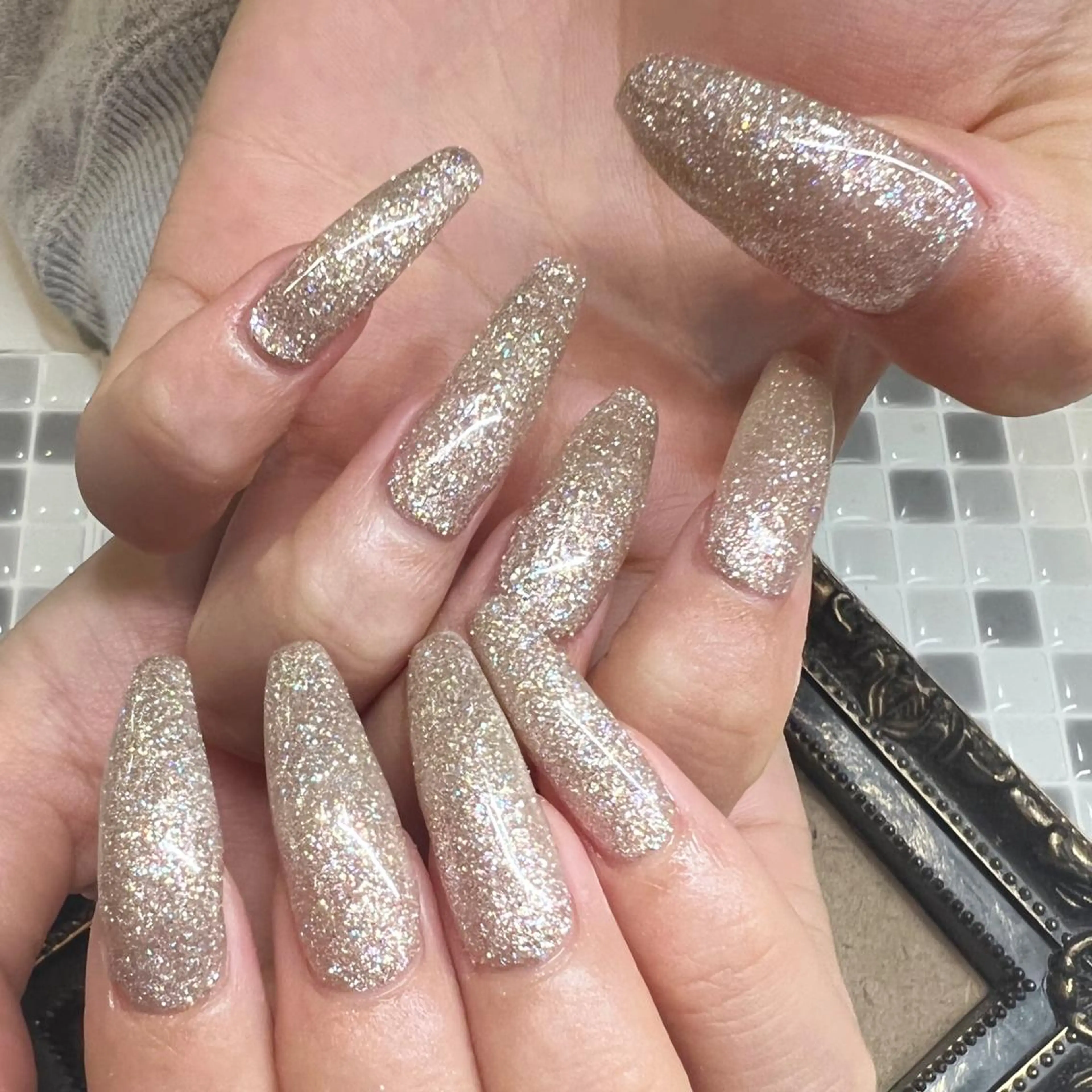 ネイル ロングネイル ワンカラーネイル ♡Nailist yui♡のネイルデザイン