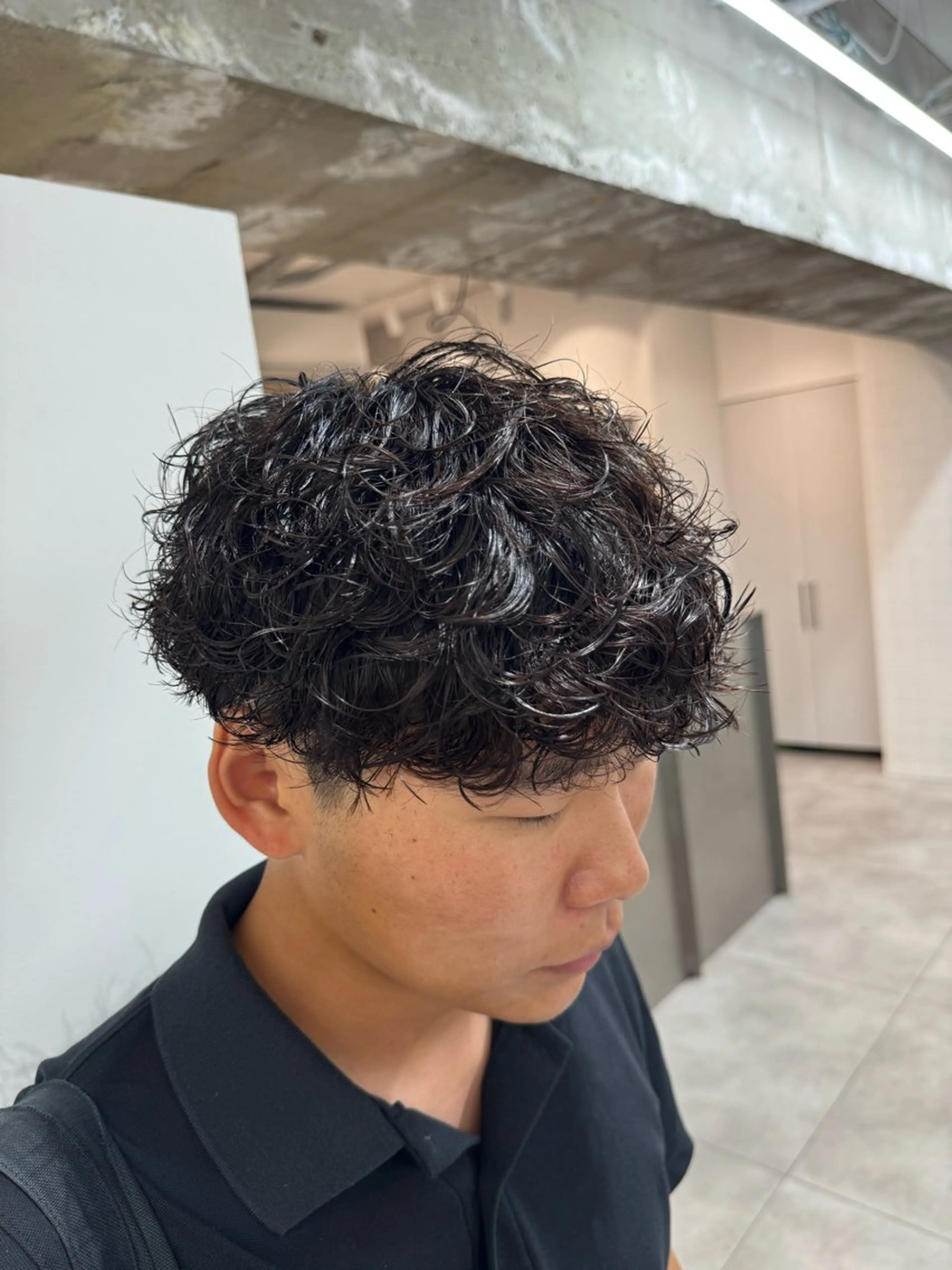 パーマ メンズ マッシュ メンズパーマ カット パーマ 大宮メンズ特化/パー マ職人/小川藍人のヘアスタイル