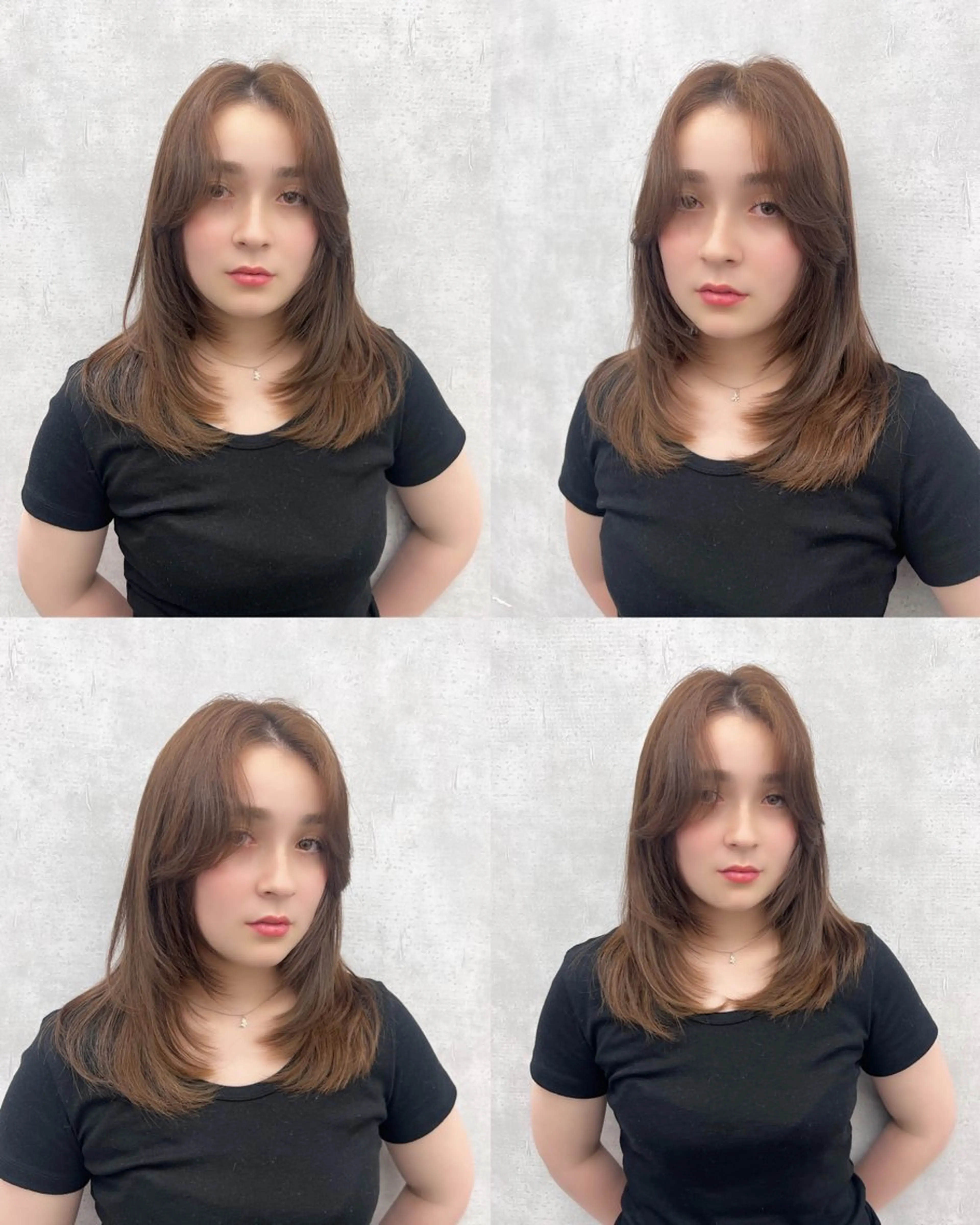 ロング カラー レイヤー/艶カラー /韓国ヘア/高松のヘアスタイル